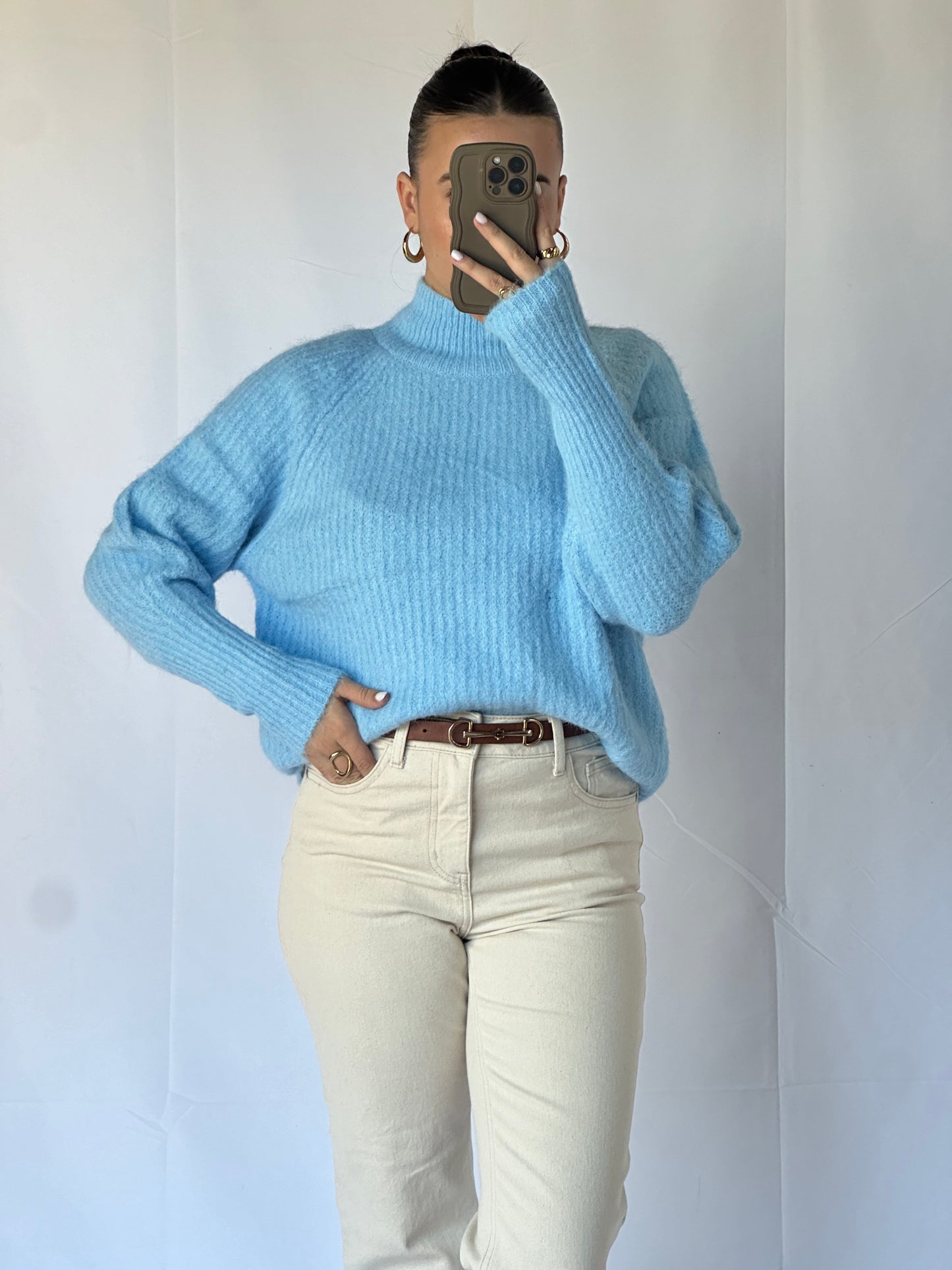 PULL RAPHAËL BLEU