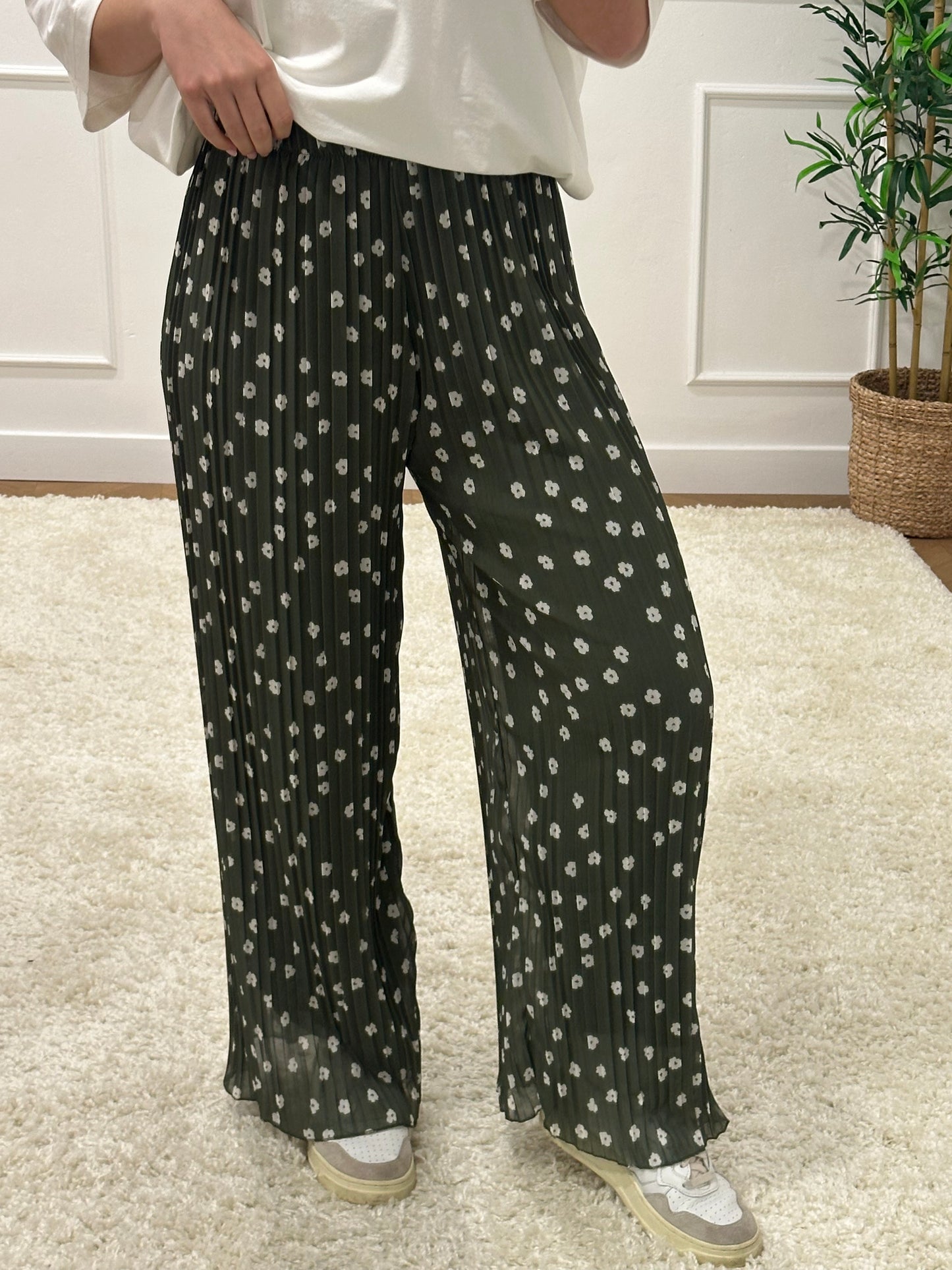 PANTALON ADÈLE MARGUERITE KAKI