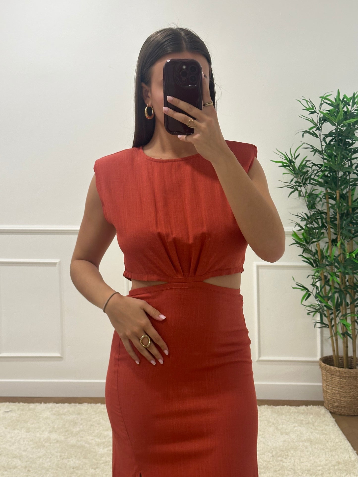 ROBE ESTELLA TERRACOTA