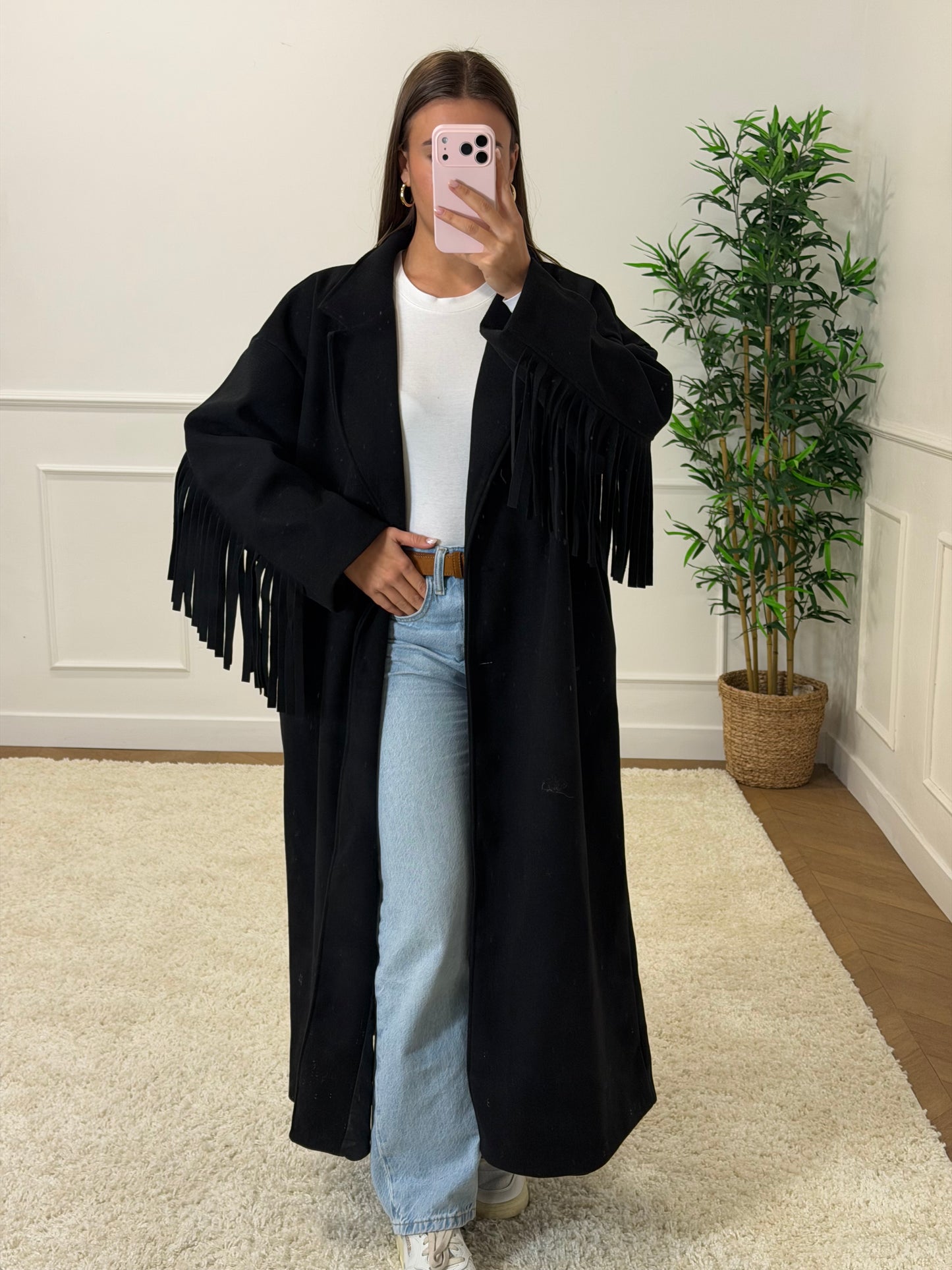 MANTEAU ADRIANNA NOIR