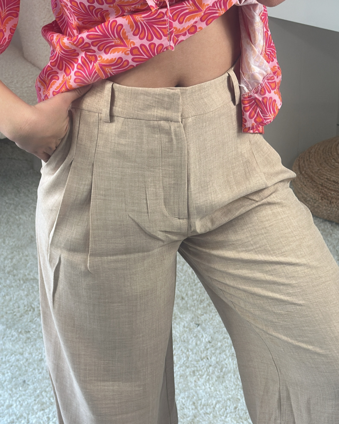 PANTALON CAROLINE BEIGE