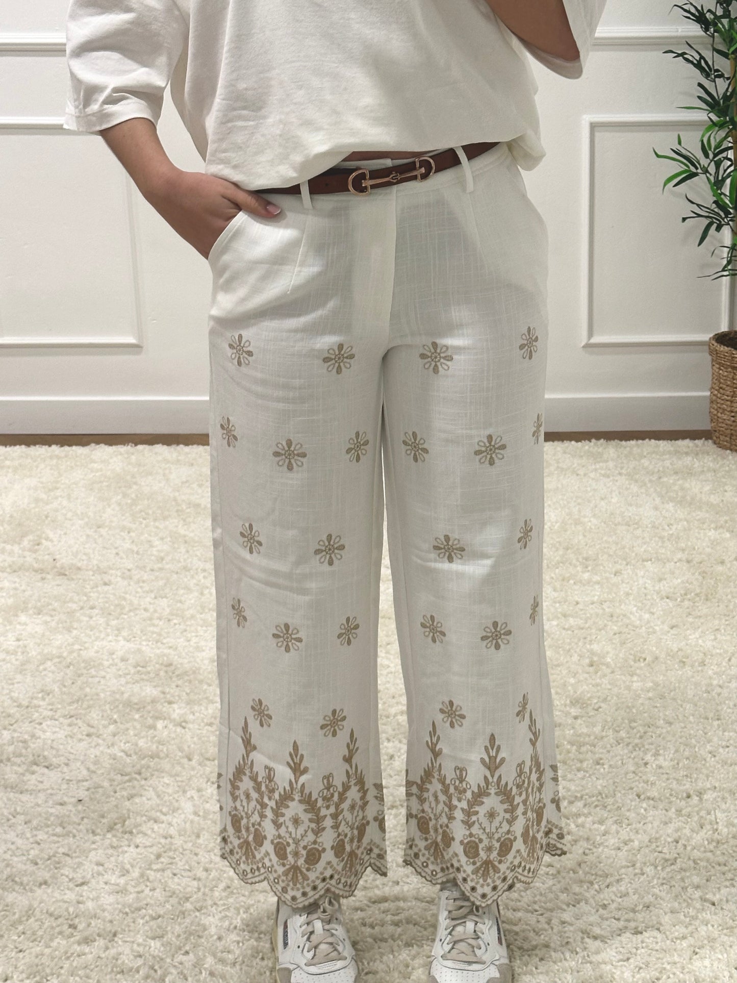 PANTALON EN LIN IRÈNE