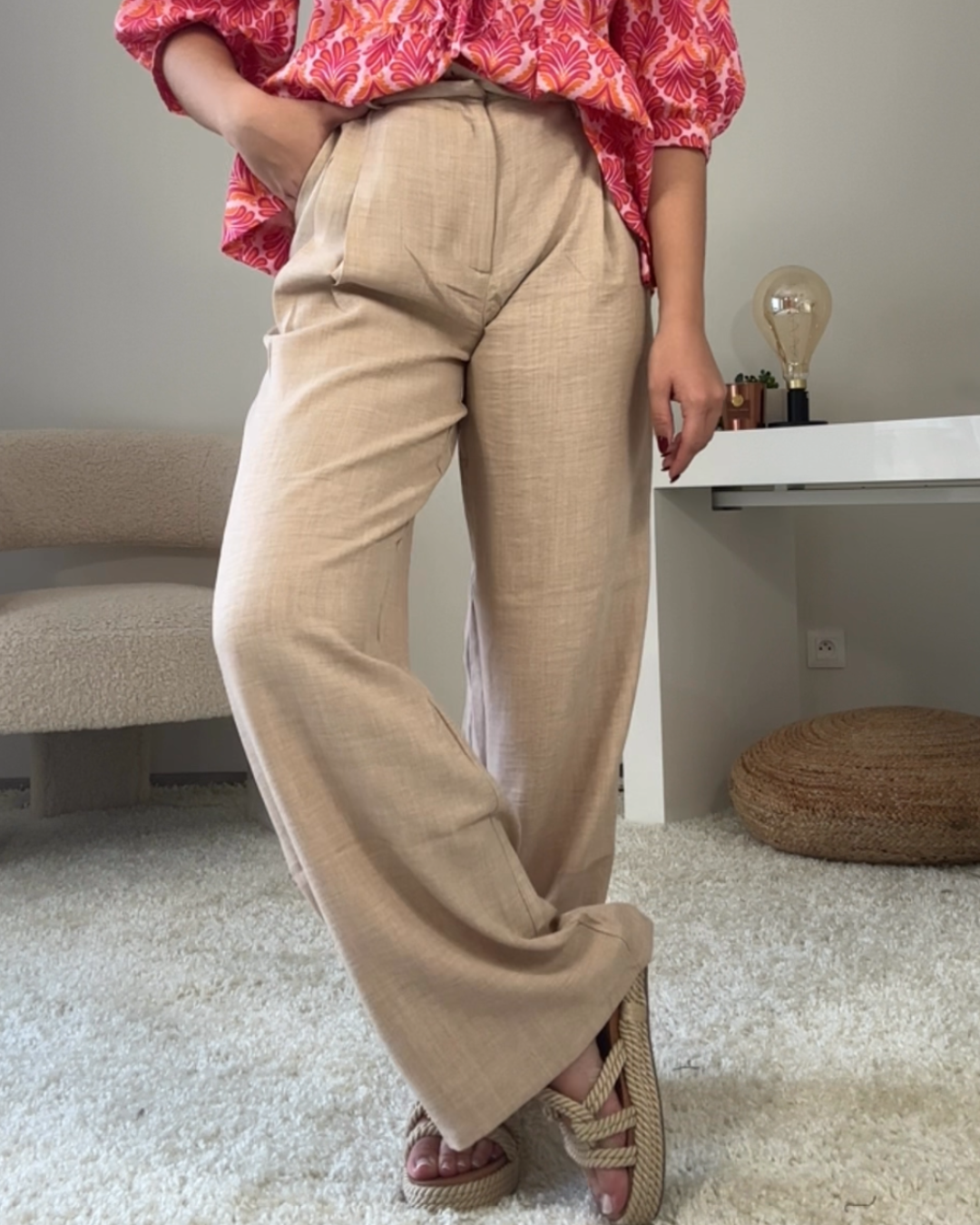 PANTALON CAROLINE BEIGE
