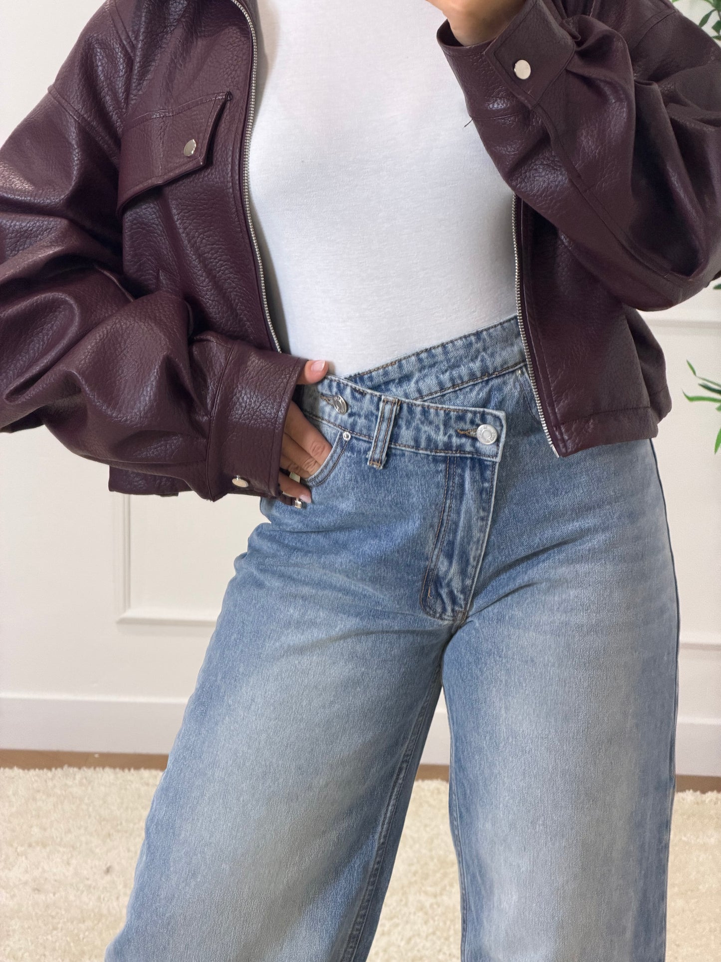 VESTE MORGANE BORDEAUX