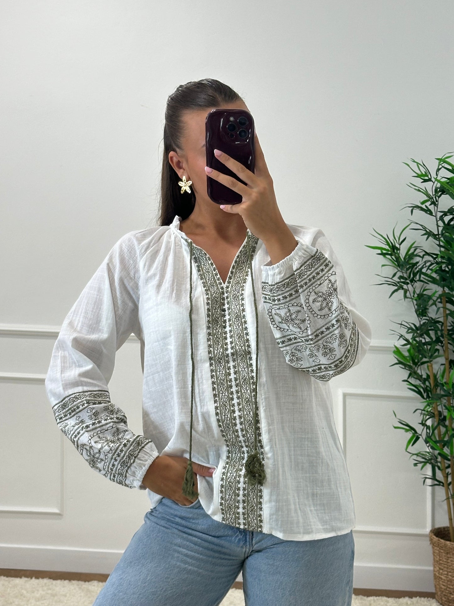 BLOUSE MATHILDA KAKI