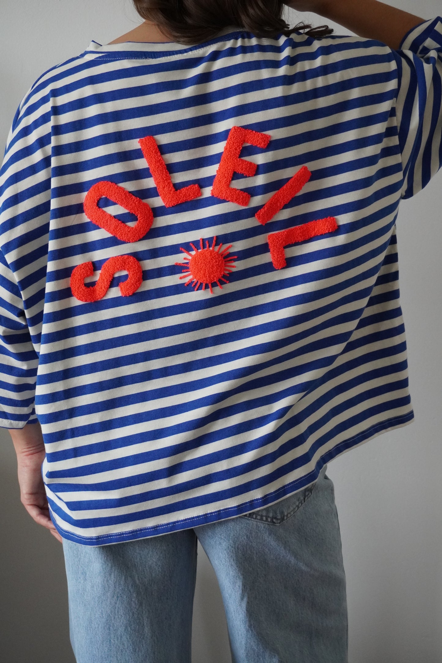 T-SHIRT SOLEIL BLEU ROYAL