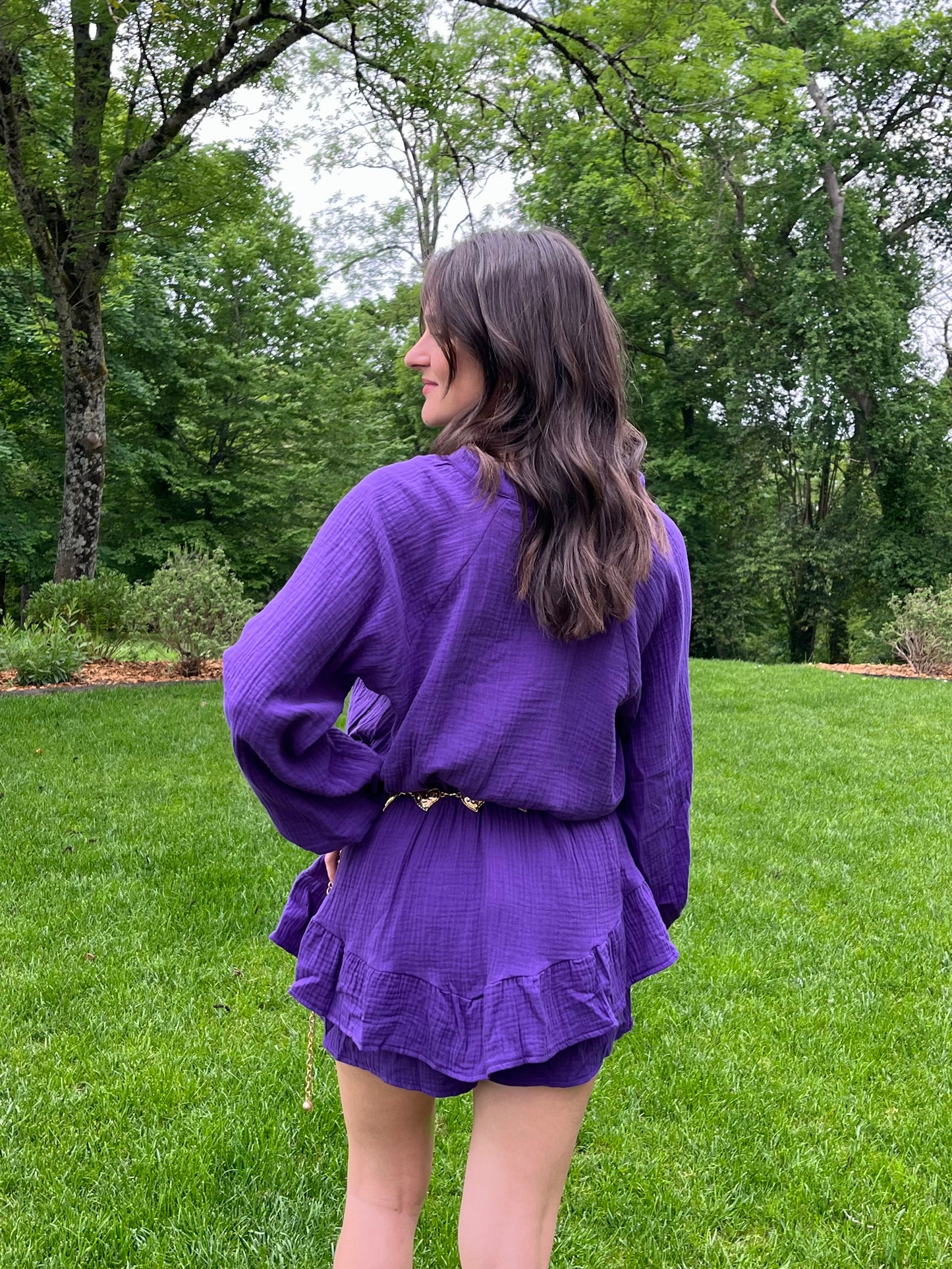 COMBINAISON VIOLETTE