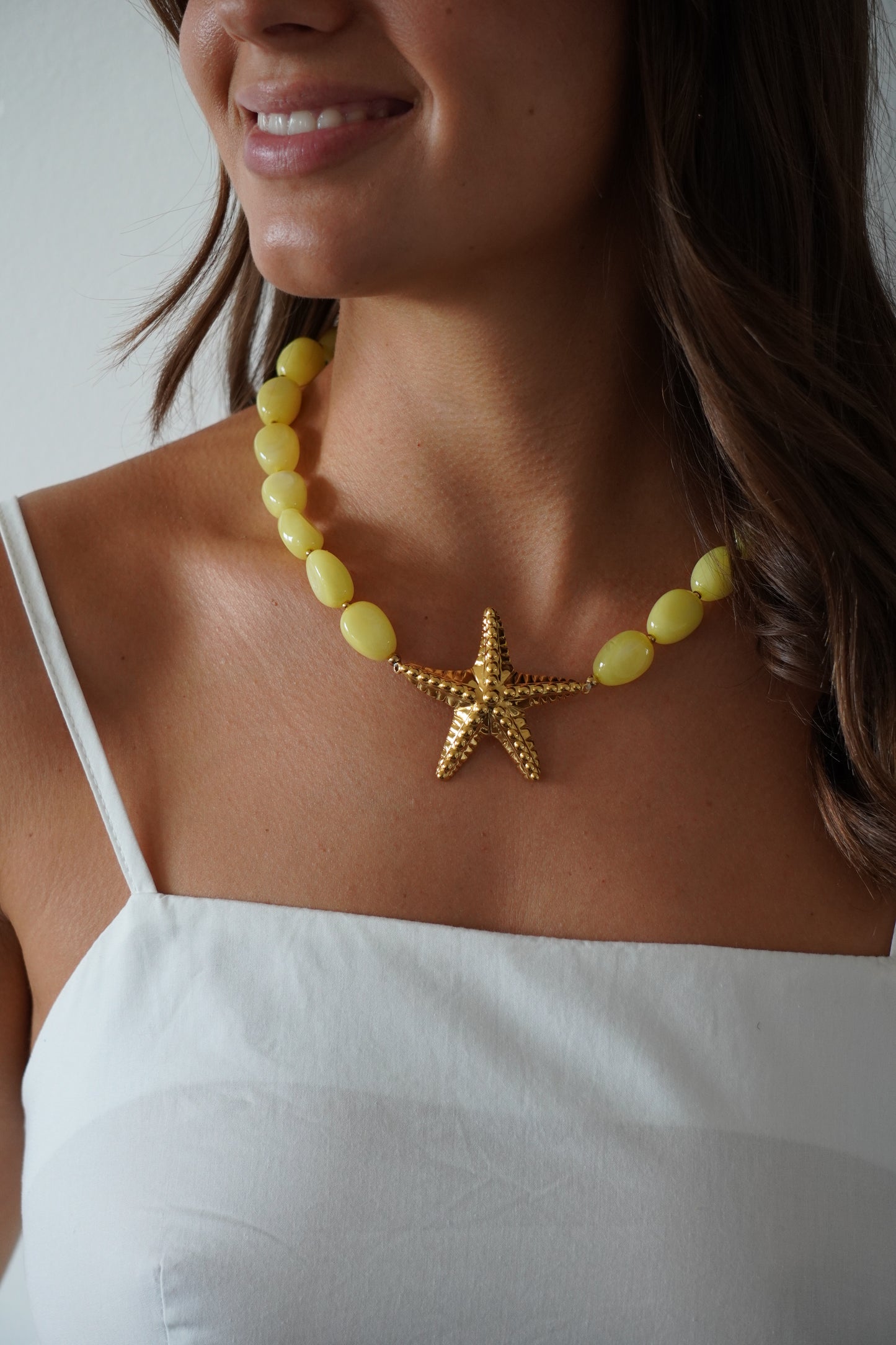 COLLIER STAR JAUNE