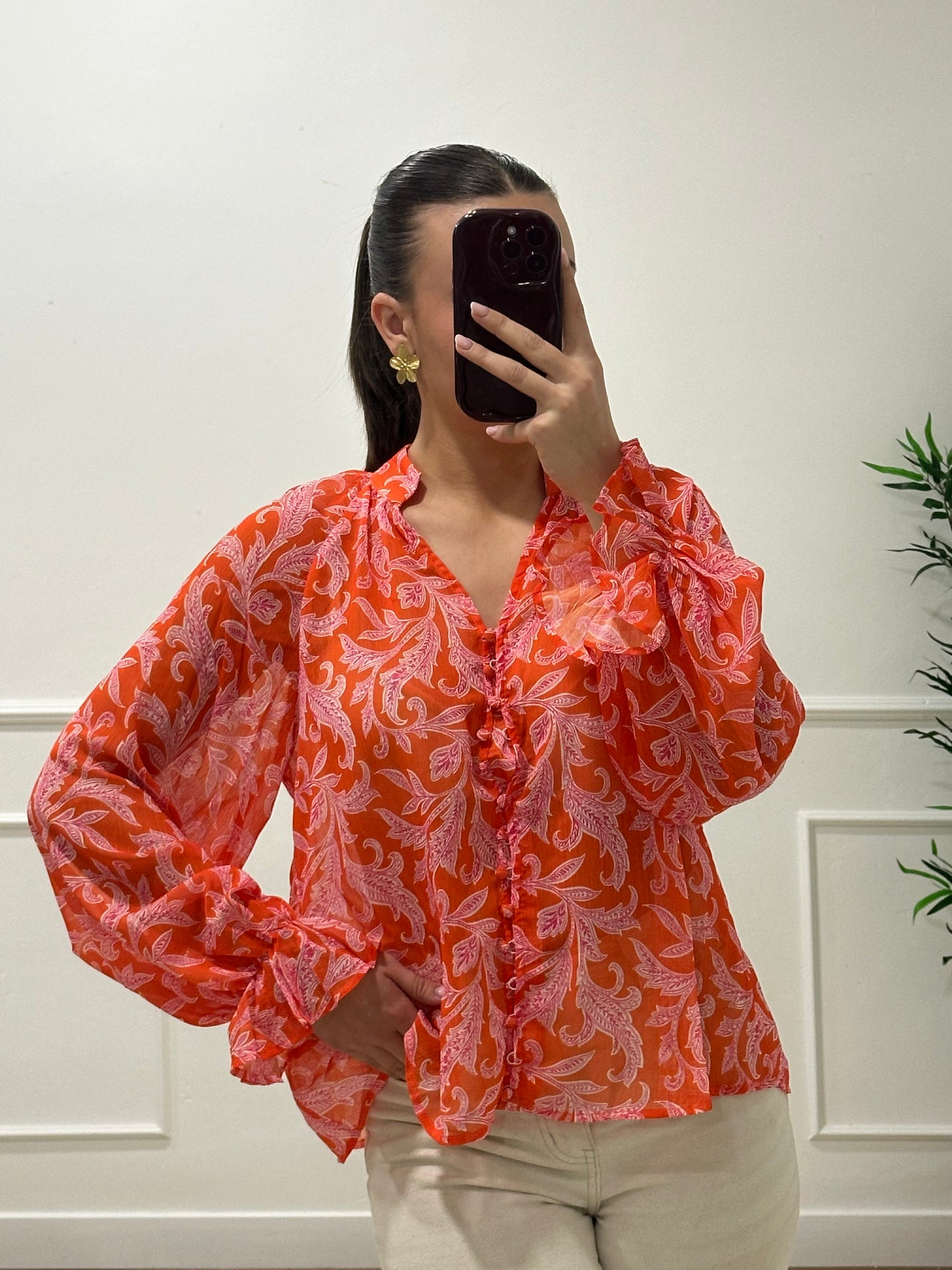 BLOUSE MARGOT ORANGE