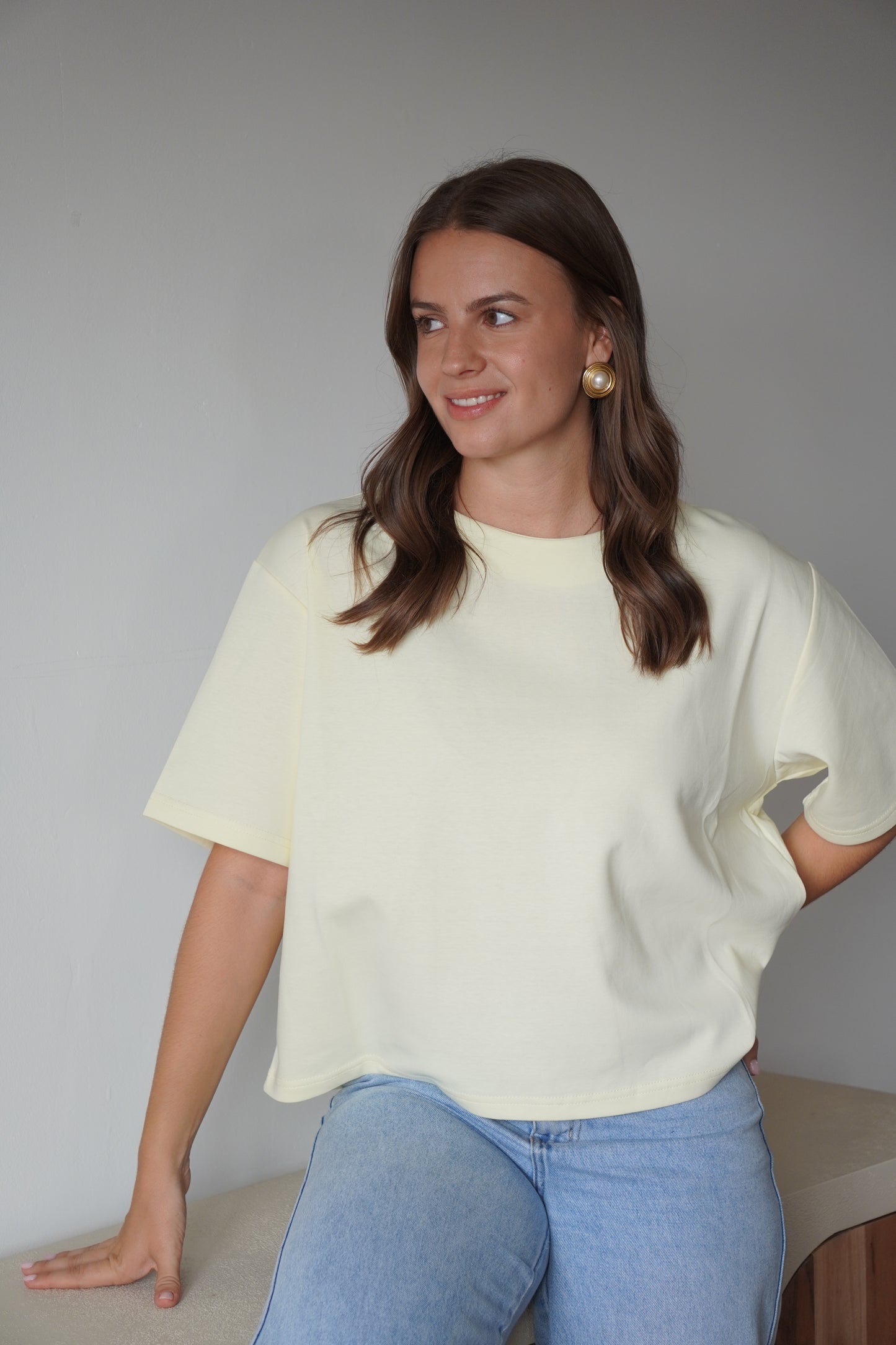T-SHIRT MANON JAUNE