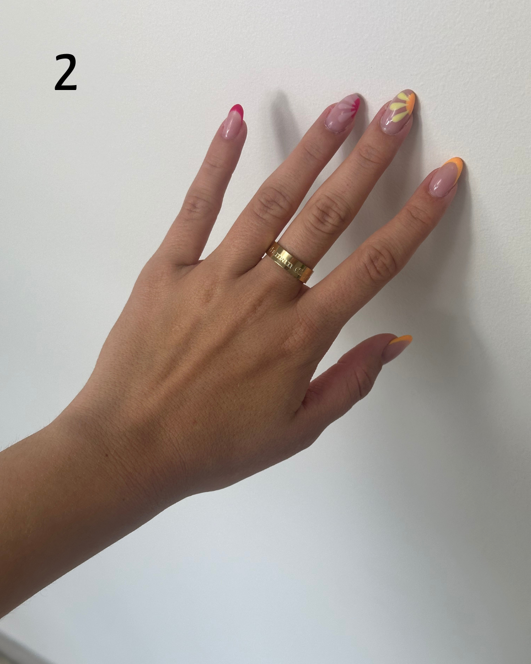6 BAGUES MAMAN - dorée