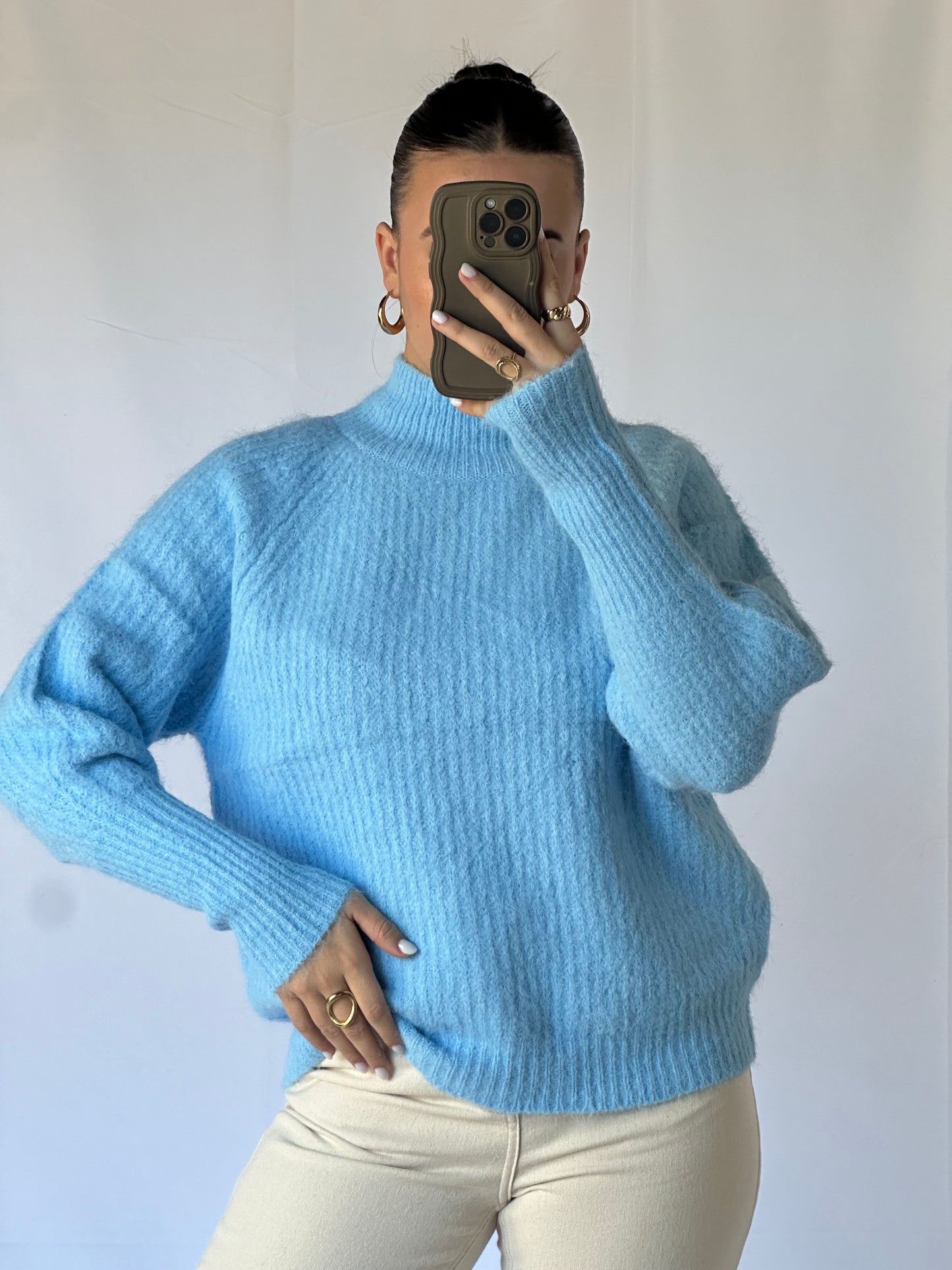 PULL RAPHAËL BLEU