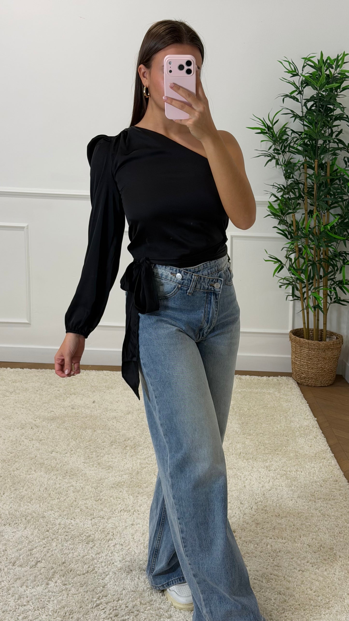 TOP ASYMÉTRIQUE MARINE