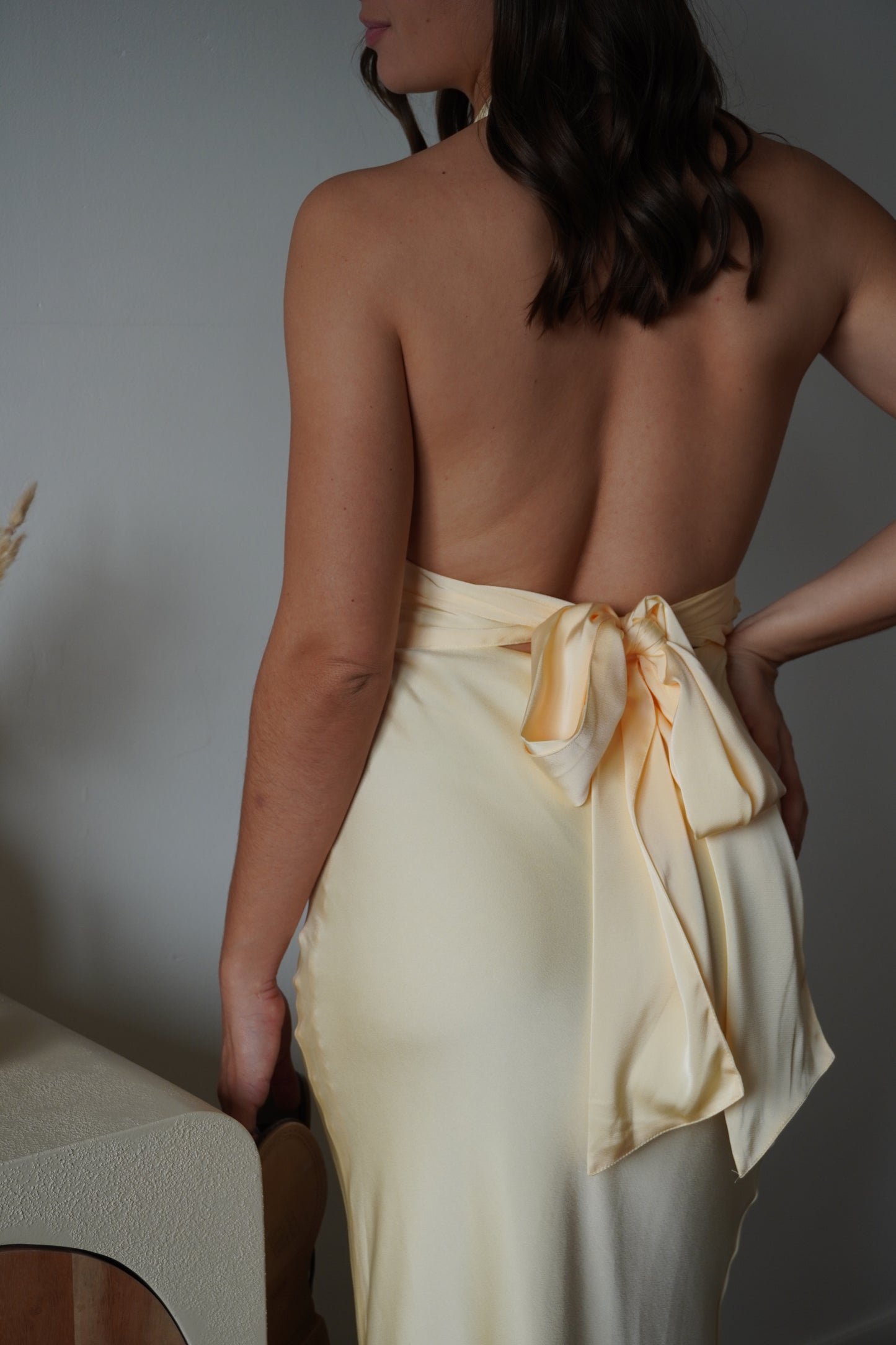 ROBE CARLA JAUNE