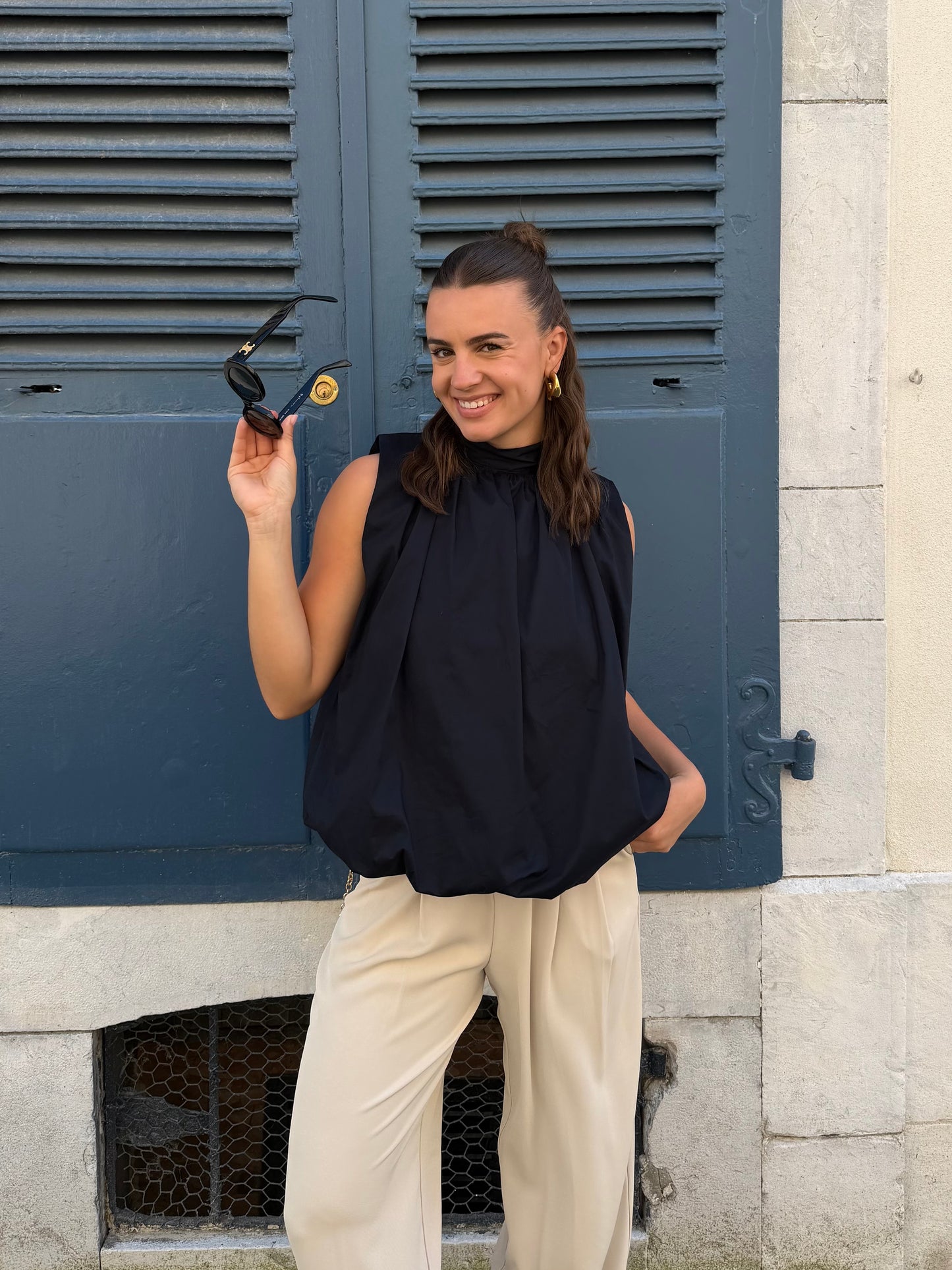 BLOUSE MANON BLEU MARINE
