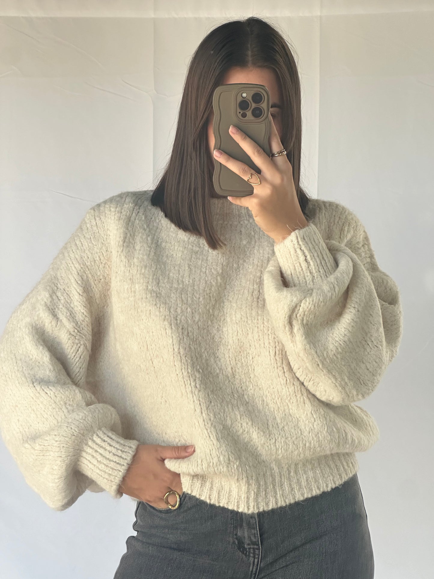 PULL AVA ÉCRU