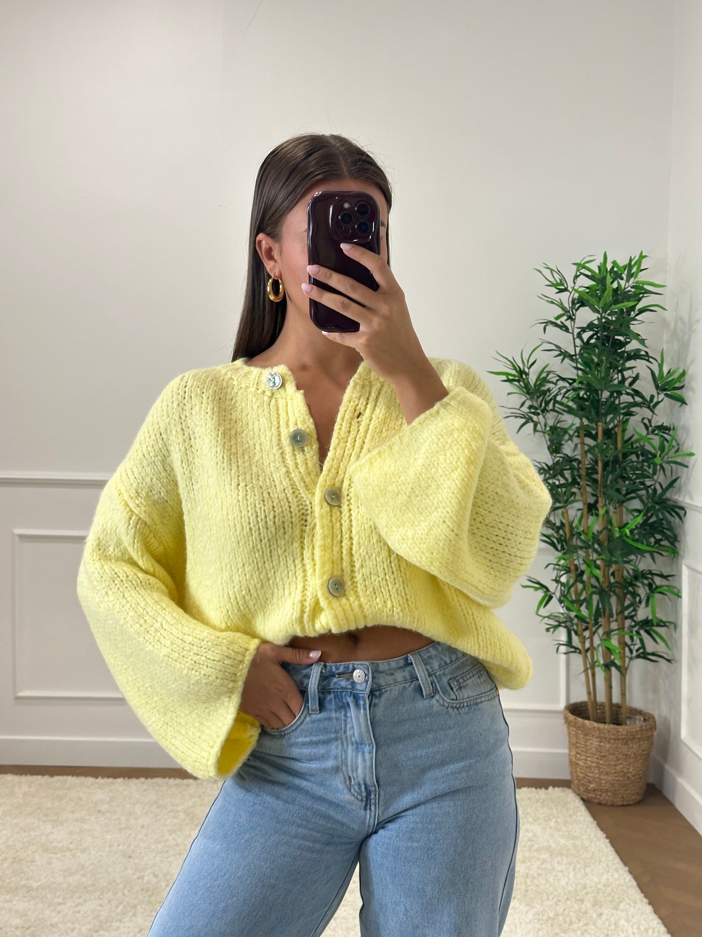 GILET LÉANDRA JAUNE