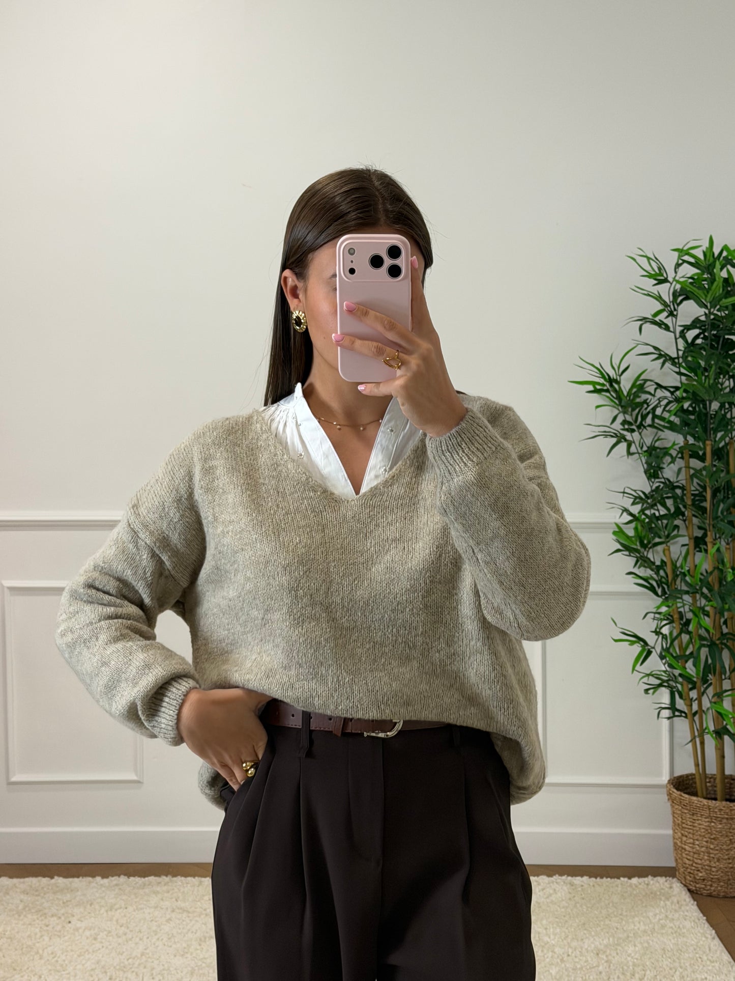 PULL CHLOÉ BEIGE