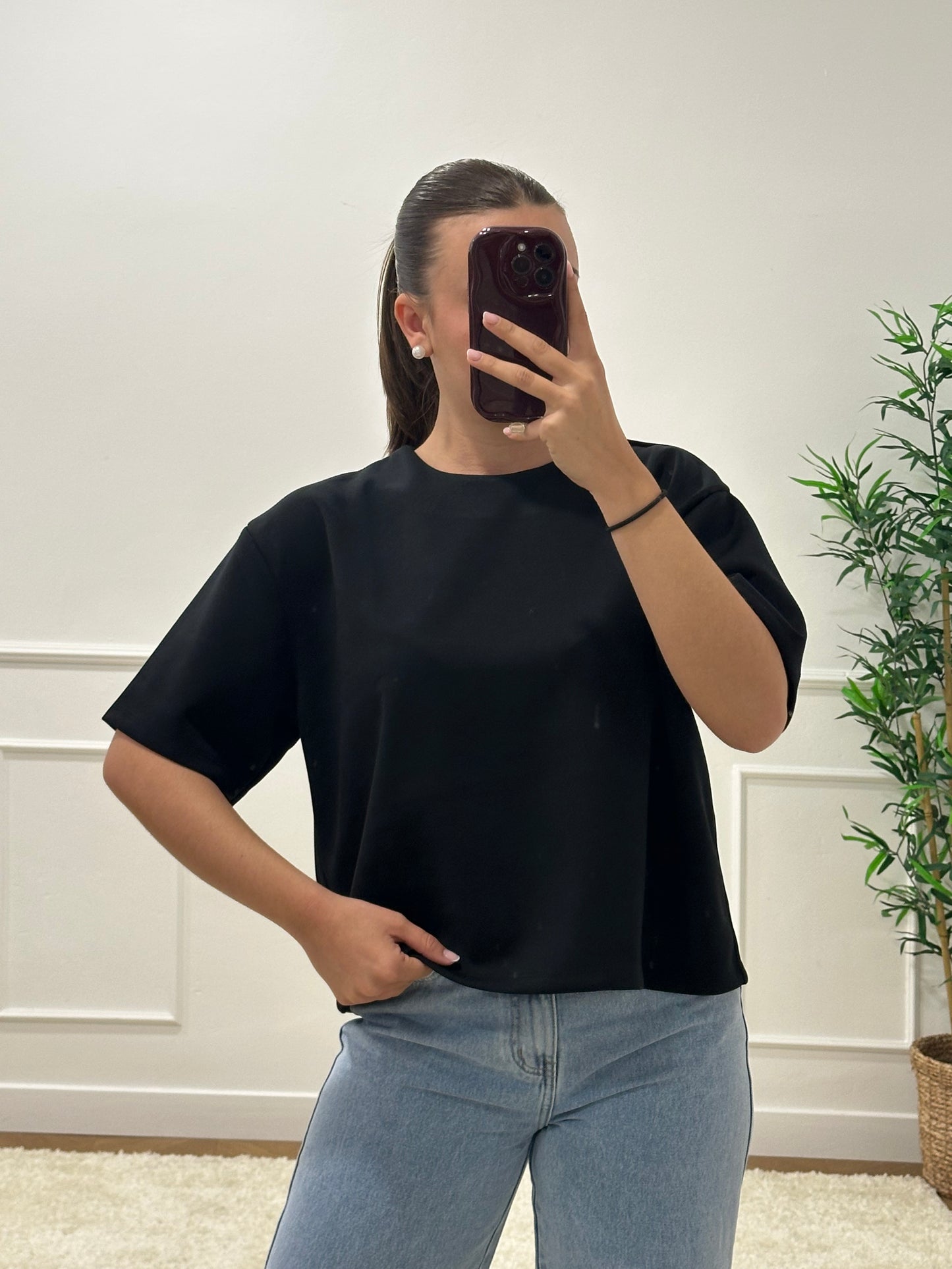 T-SHIRT MANON NOIR