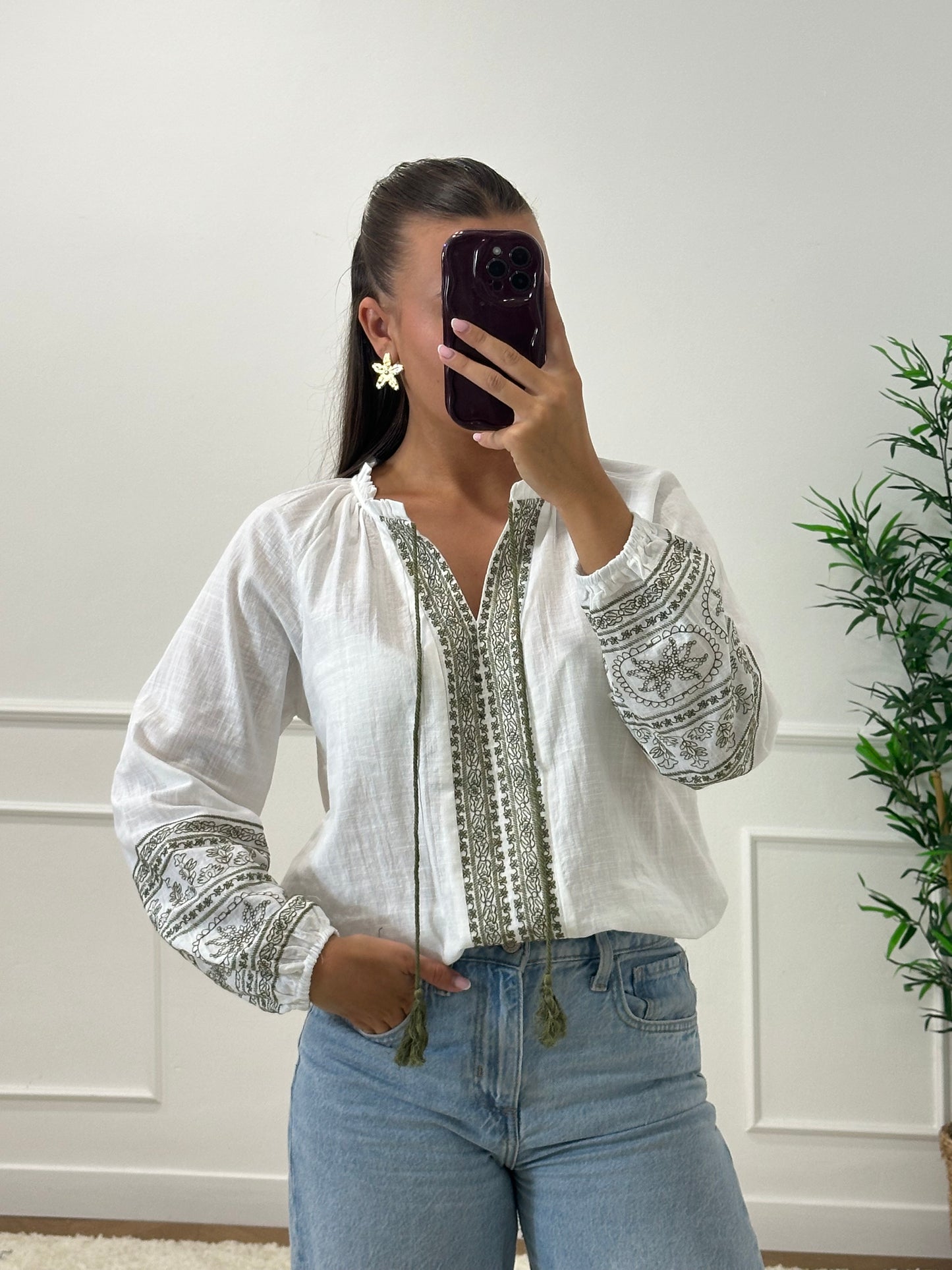 BLOUSE MATHILDA KAKI