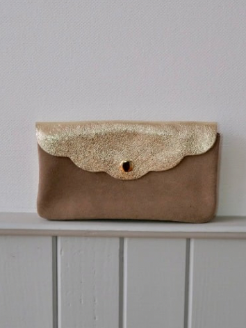 POCHETTE TAUPE