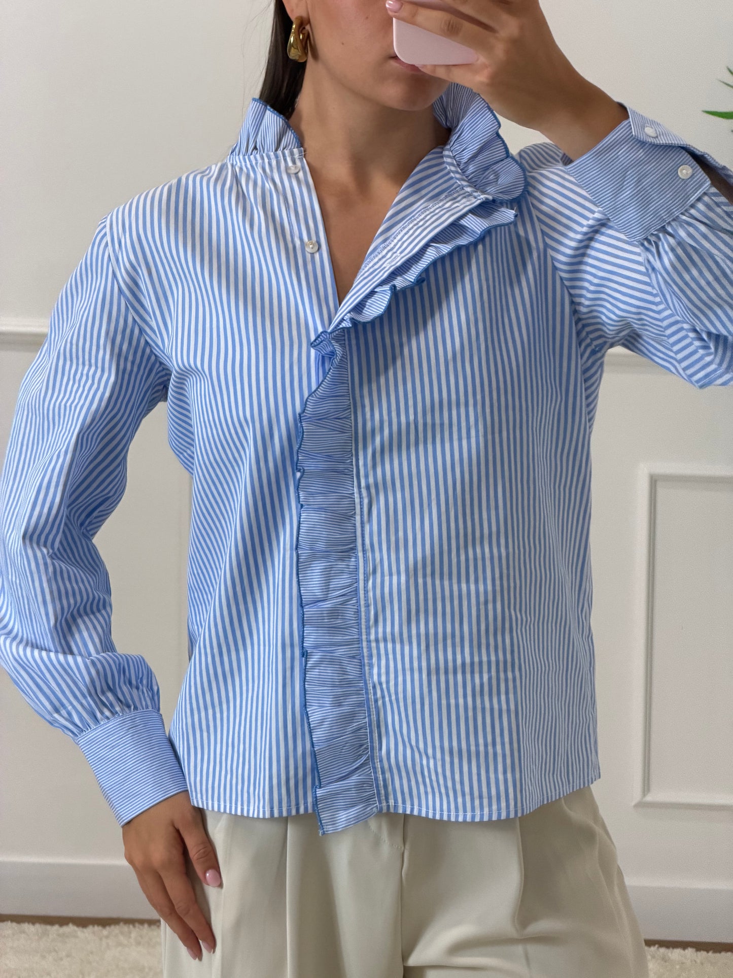 CHEMISE PAOLA BLEU