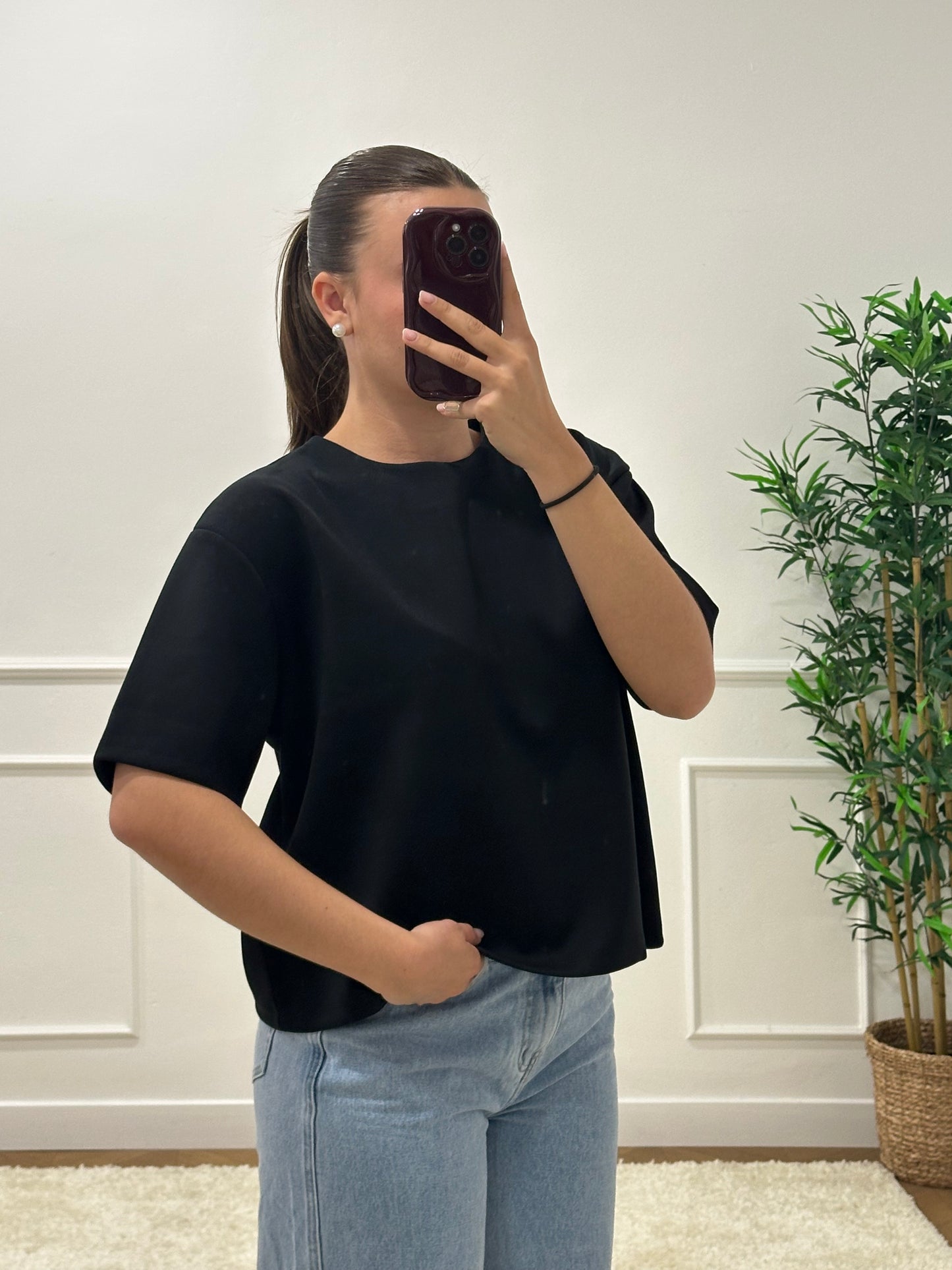 T-SHIRT MANON NOIR