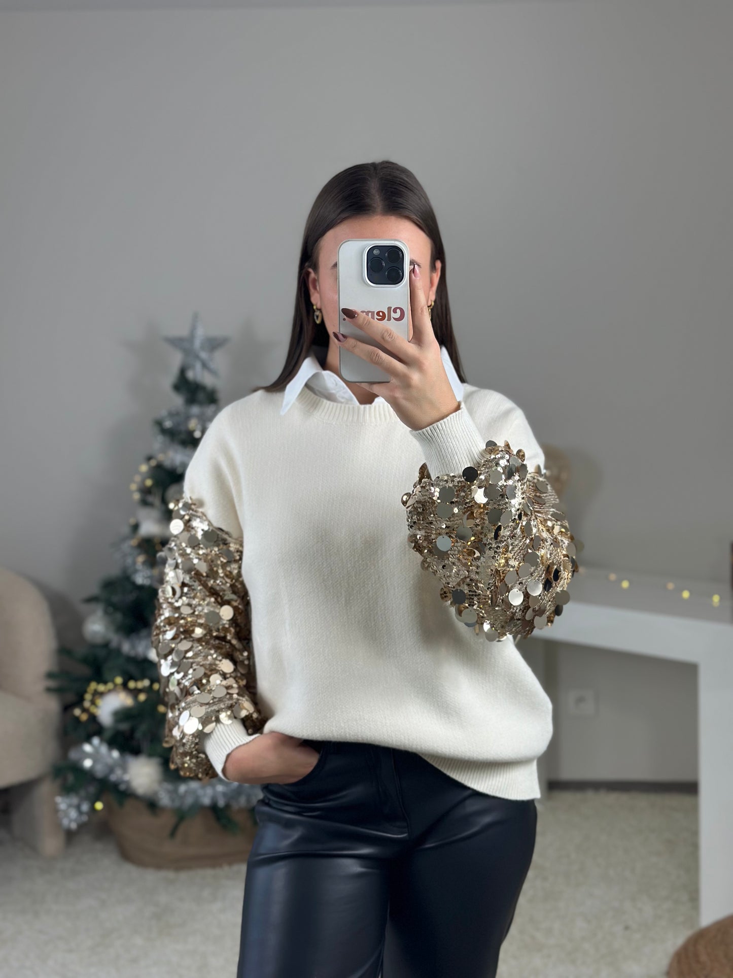 Pull à sequin NINON
