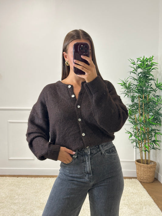 CARDIGAN LÉO CHOCO