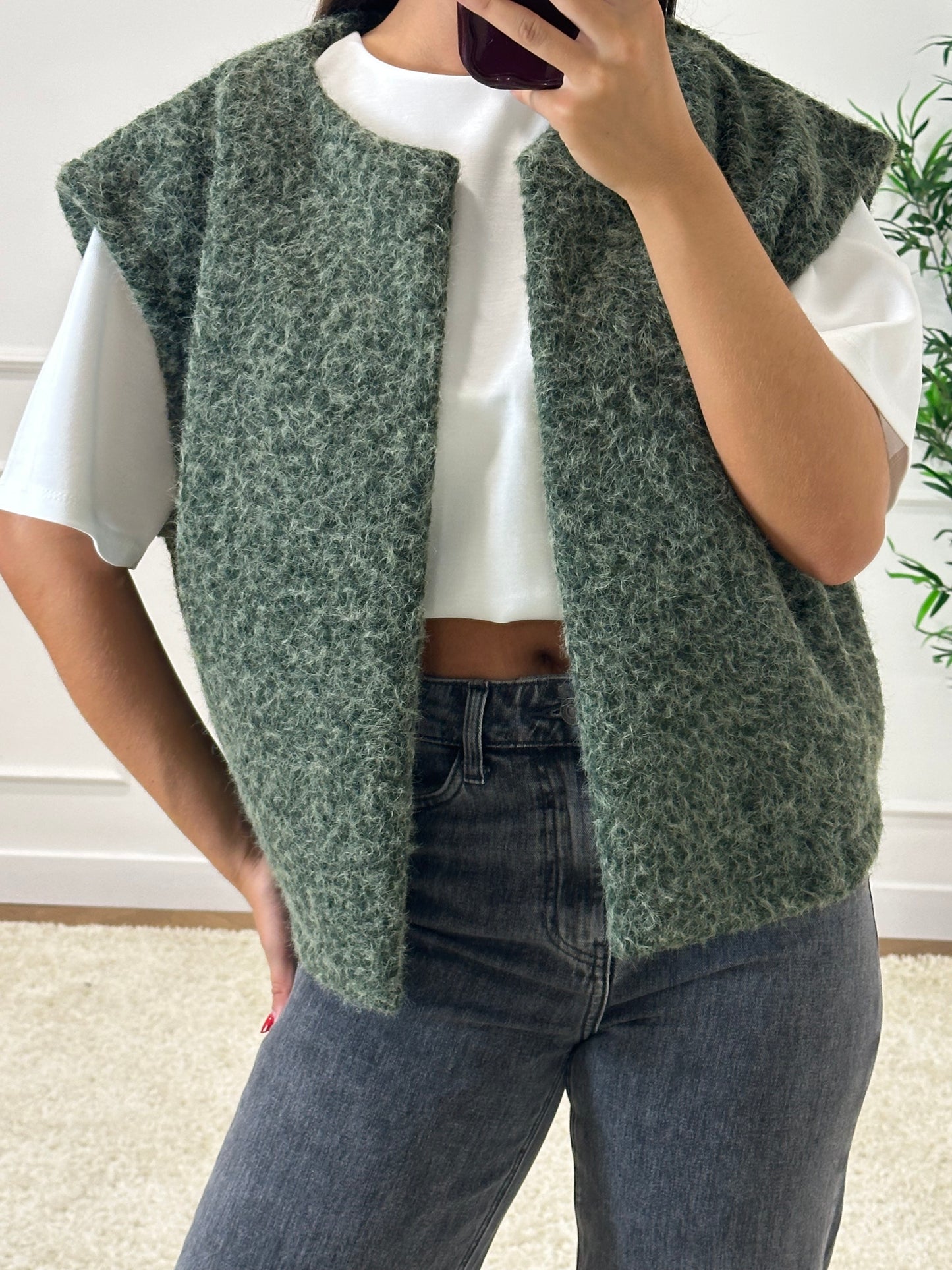 GILET JOANNA KAKI