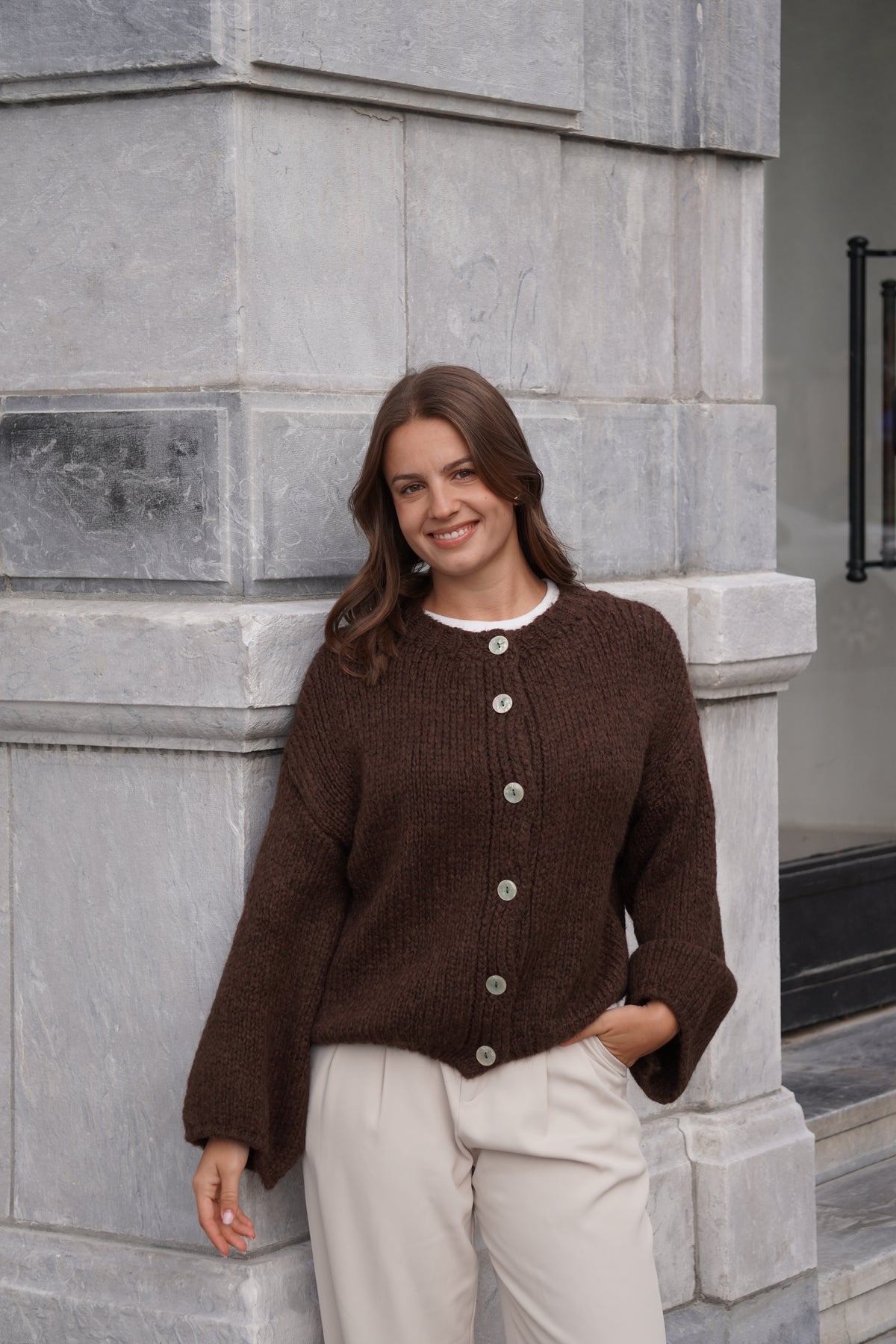 GILET LÉANDRA CHOCO