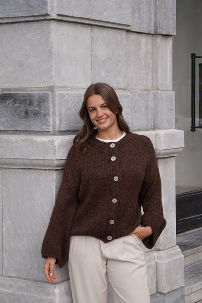 GILET LÉANDRA CHOCO