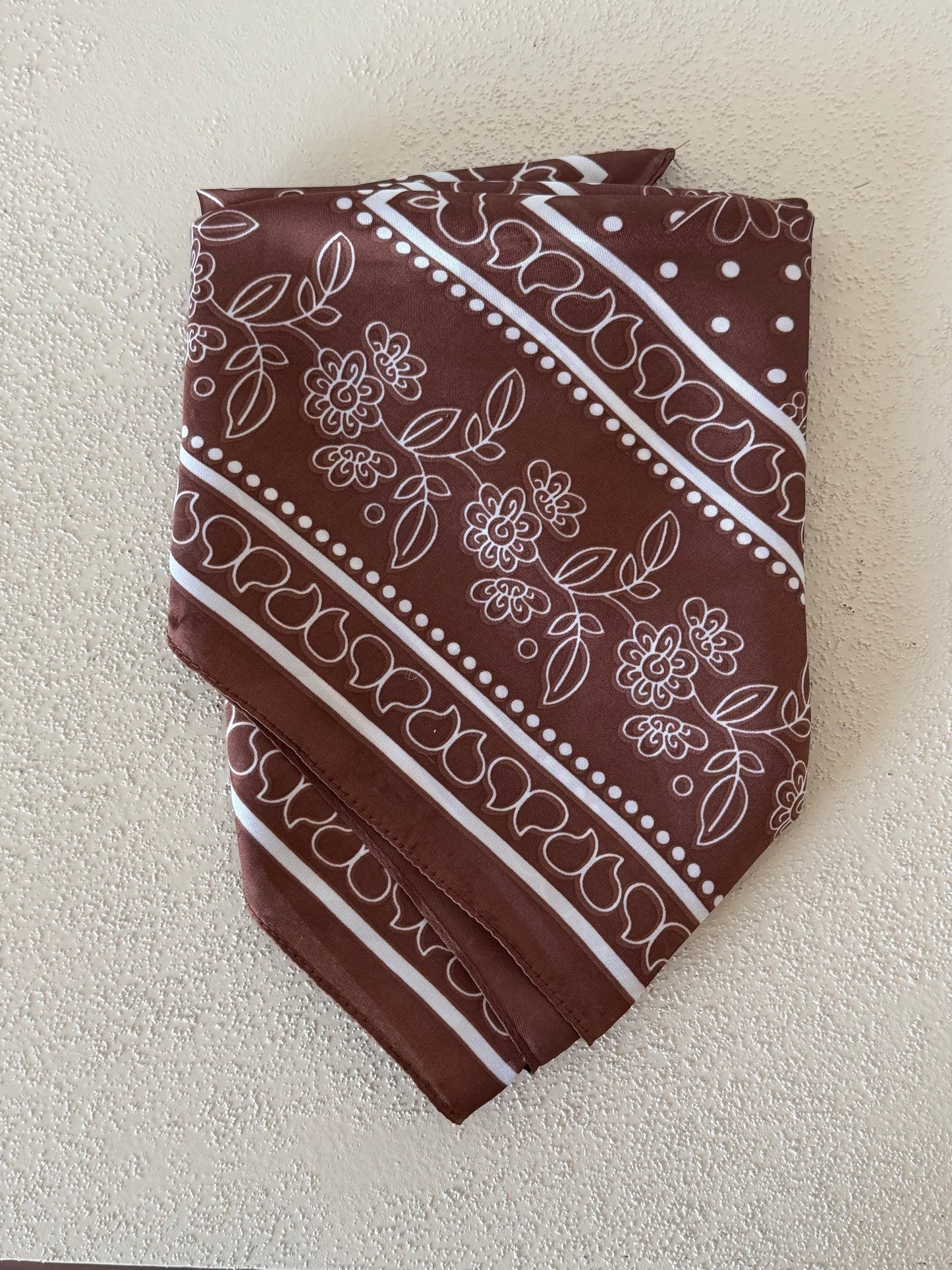 FOULARD MARRON