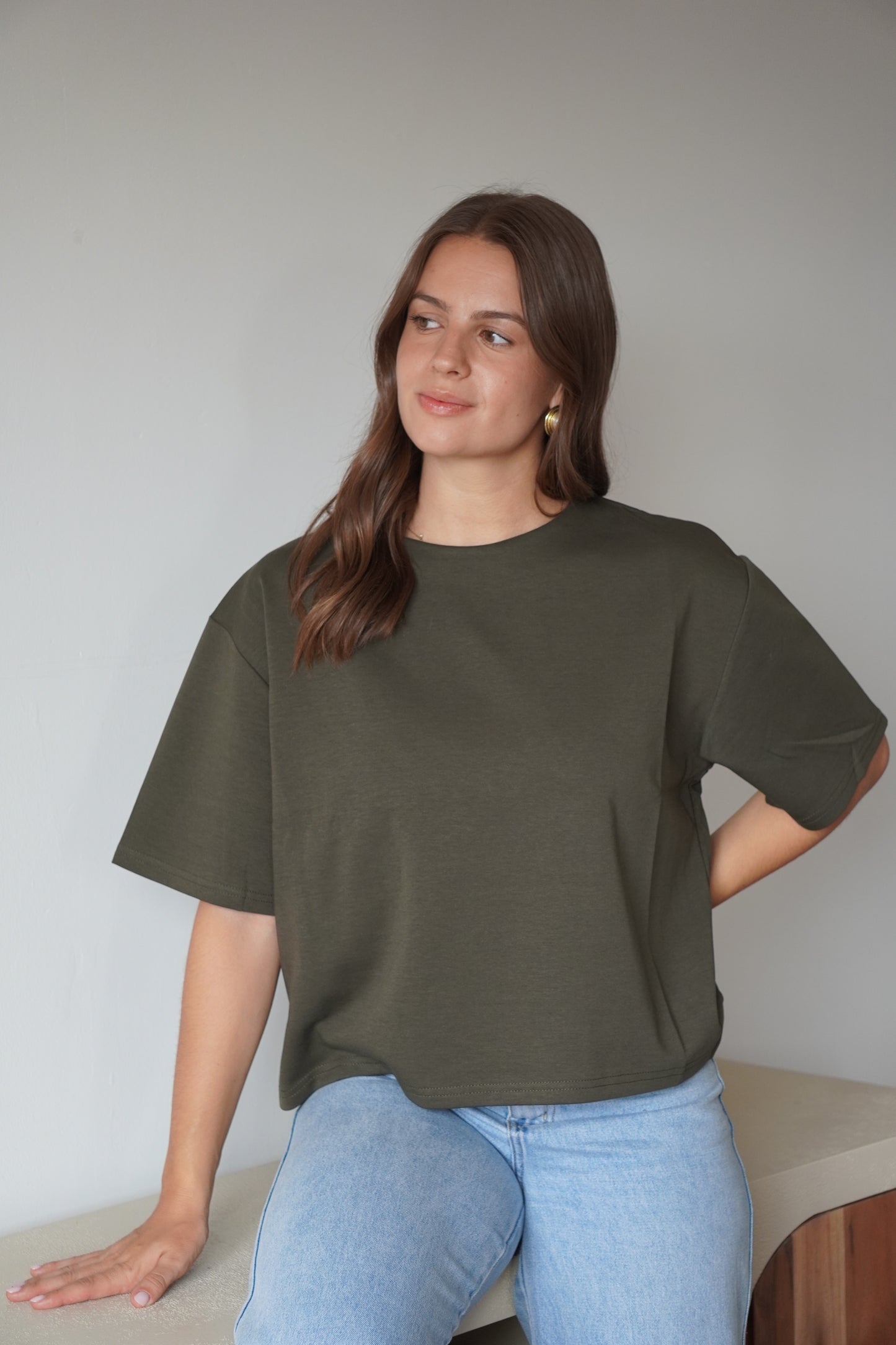 T-SHIRT MANON KAKI