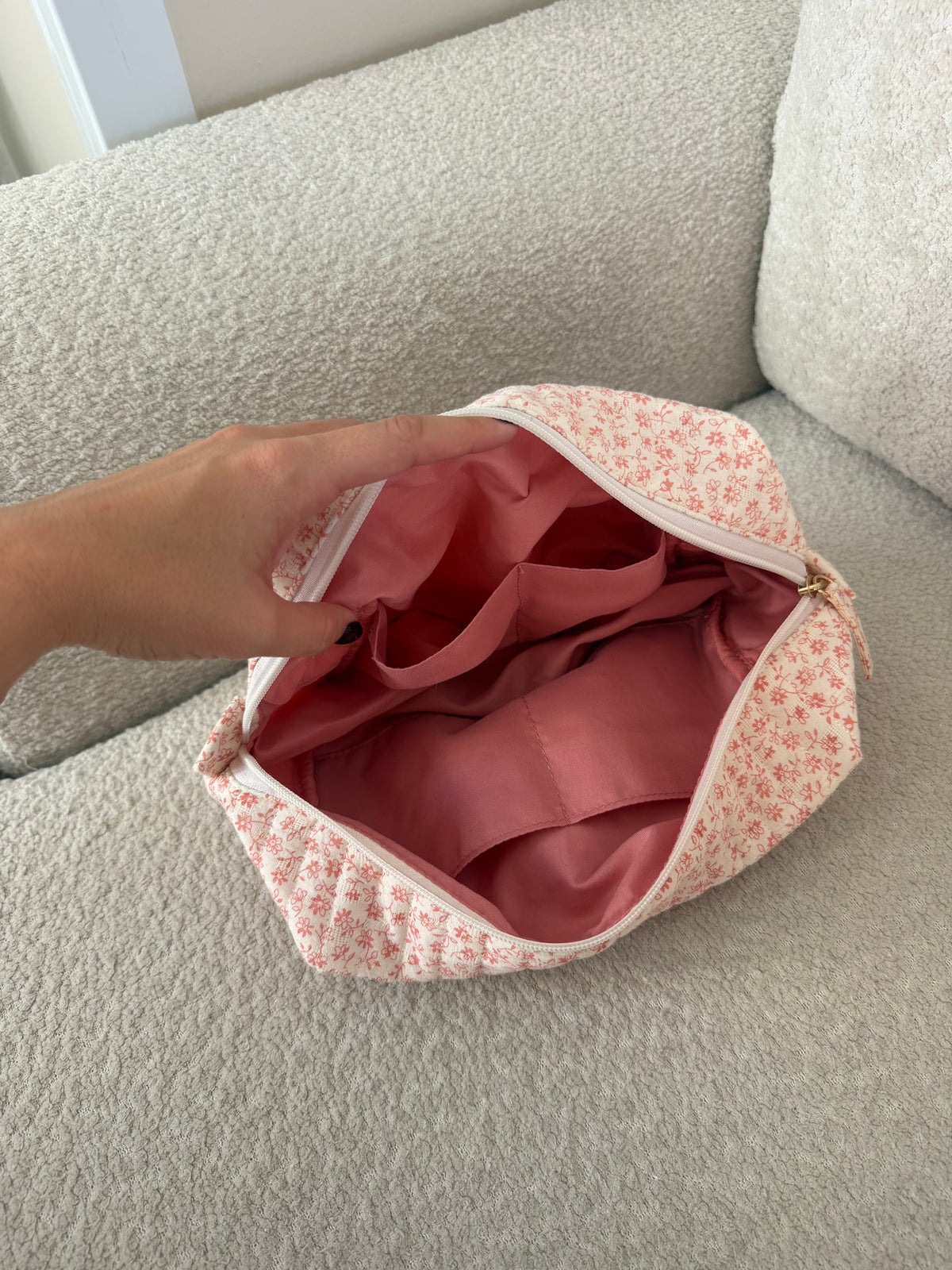 TROUSSE DE TOILETTE BLUSH ROSE XL