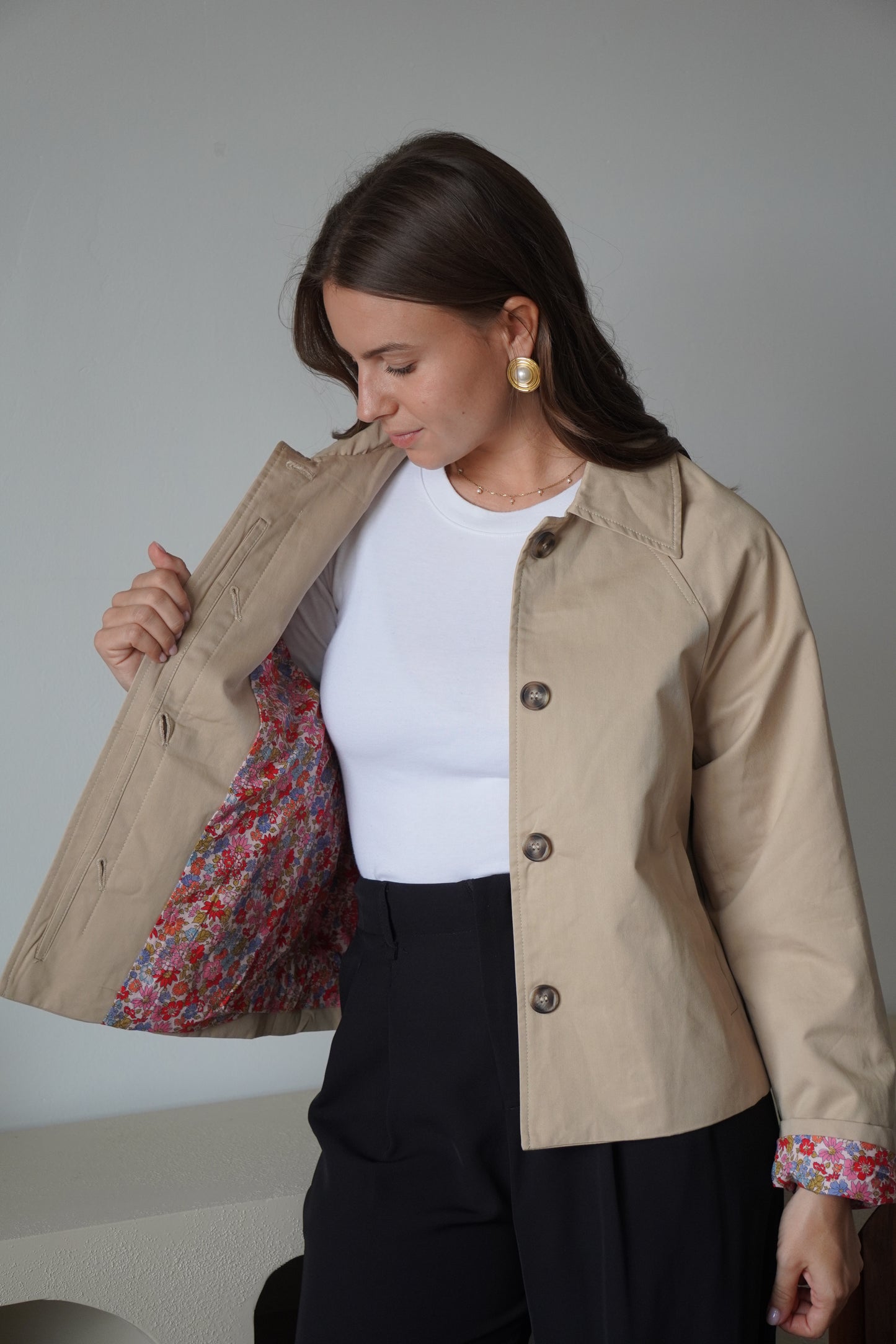 TRENCH PAULA BEIGE