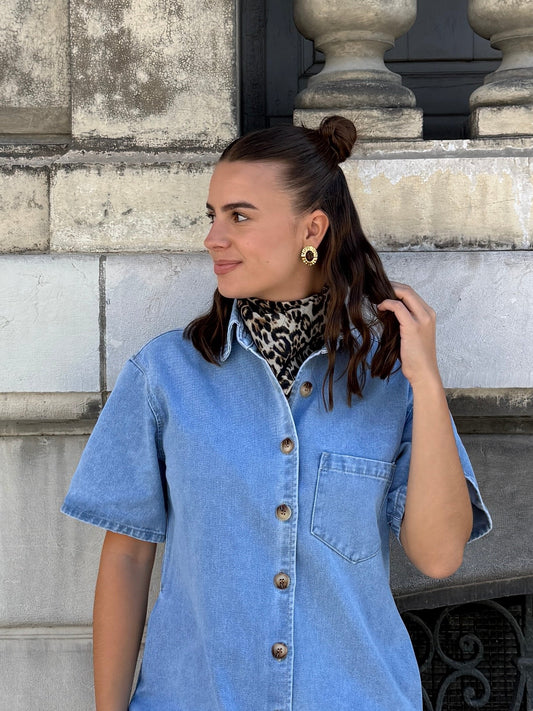 FOULARD LÉOPARD