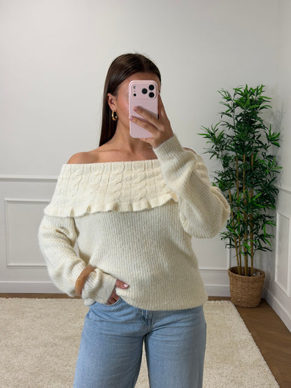 PULL COL BARDOT