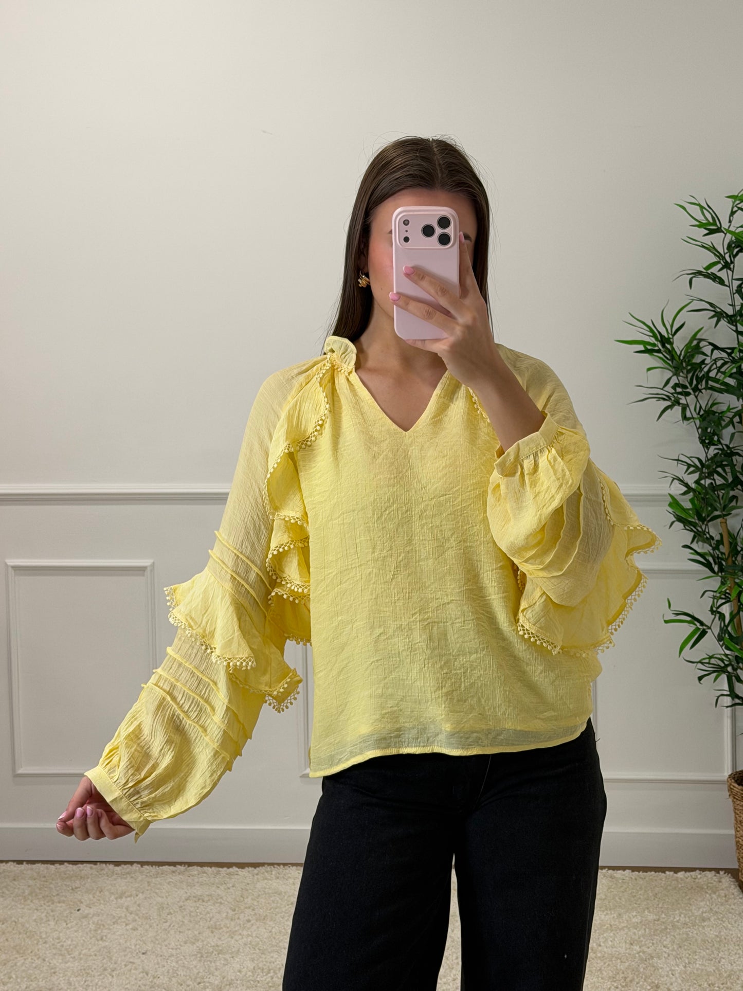 BLOUSE EDGAR JAUNE