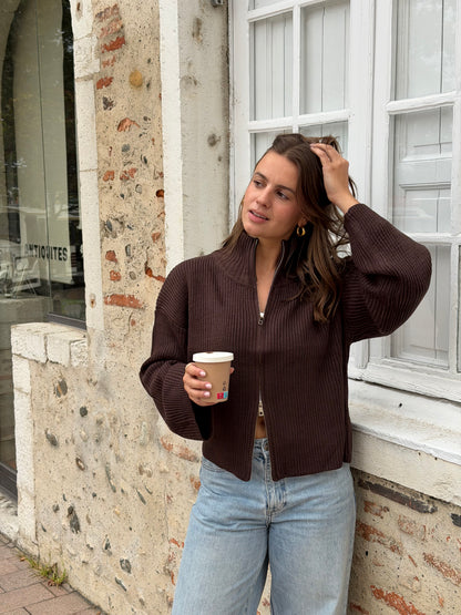 PULL OLIVIA MARRON