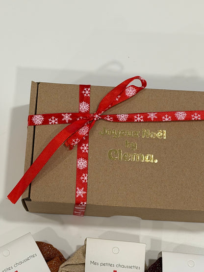 BOX NOËL MOTIF LÉOPARD