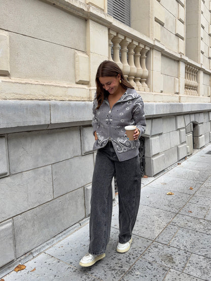 JEAN BARREL GRIS/NOIR
