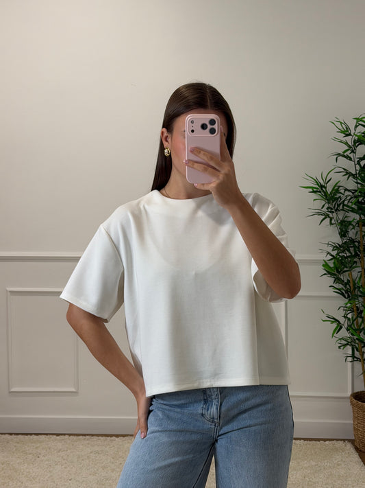 T-SHIRT MANON BLANC
