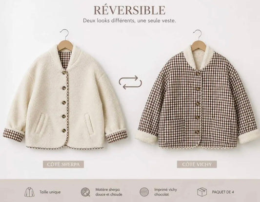 MOUMOUTE RÉVERSIBLE ⚠️ NOUVEAU MODÈLE ⚠️ précommande, expédition ce vendredi 9/10