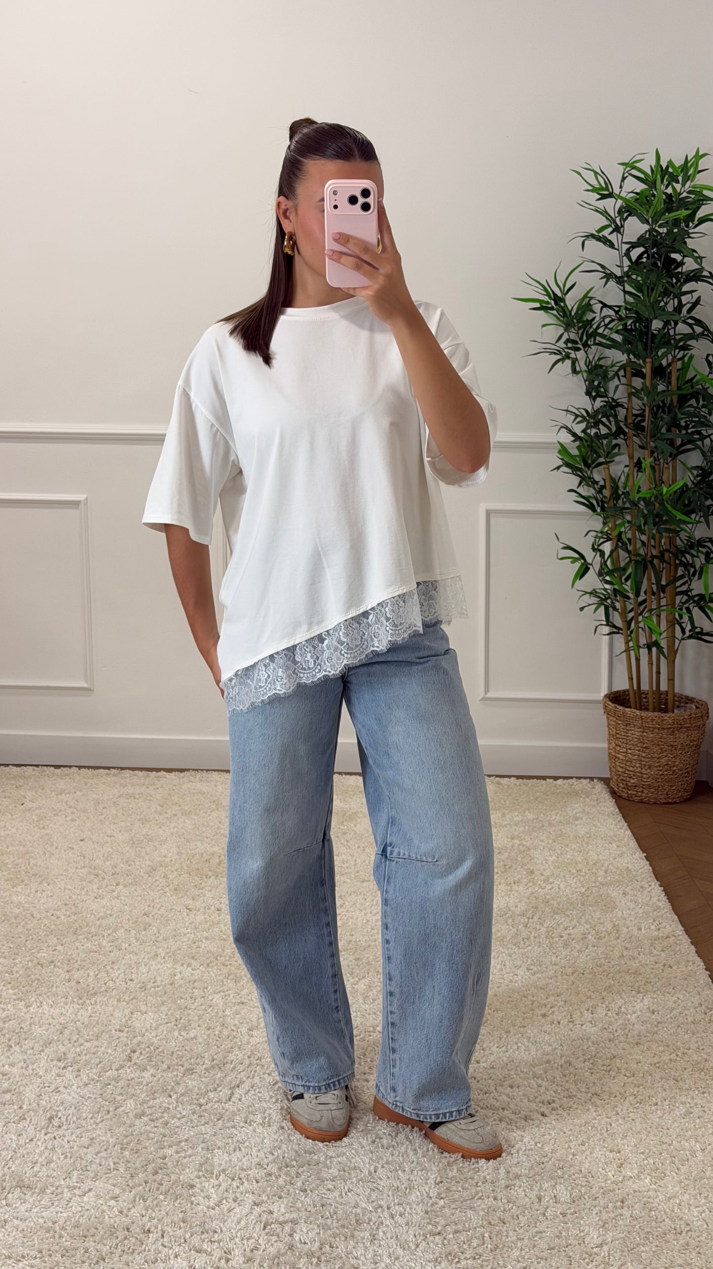 T-SHIRT ESTELLE BLANC