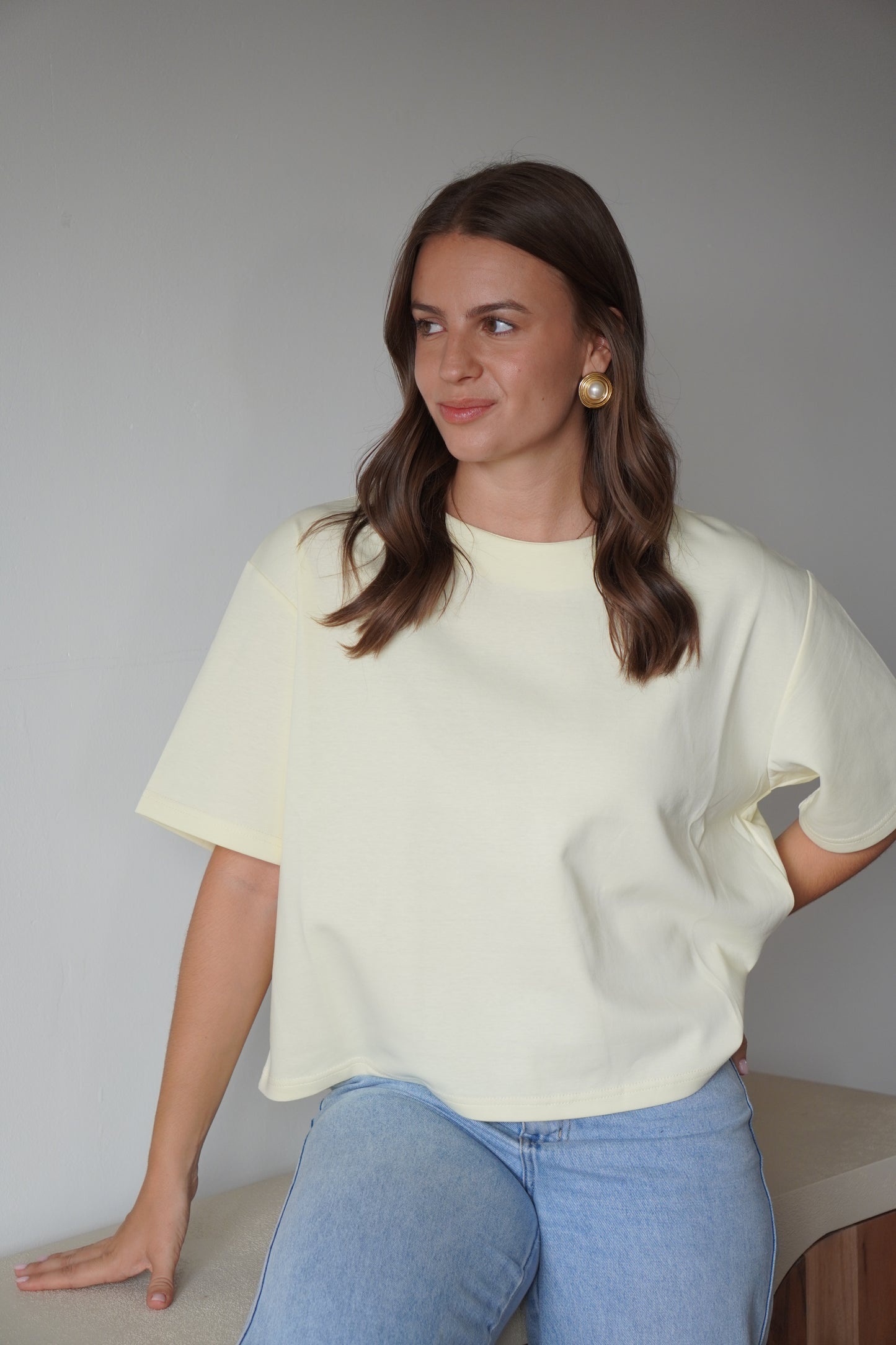 T-SHIRT MANON JAUNE