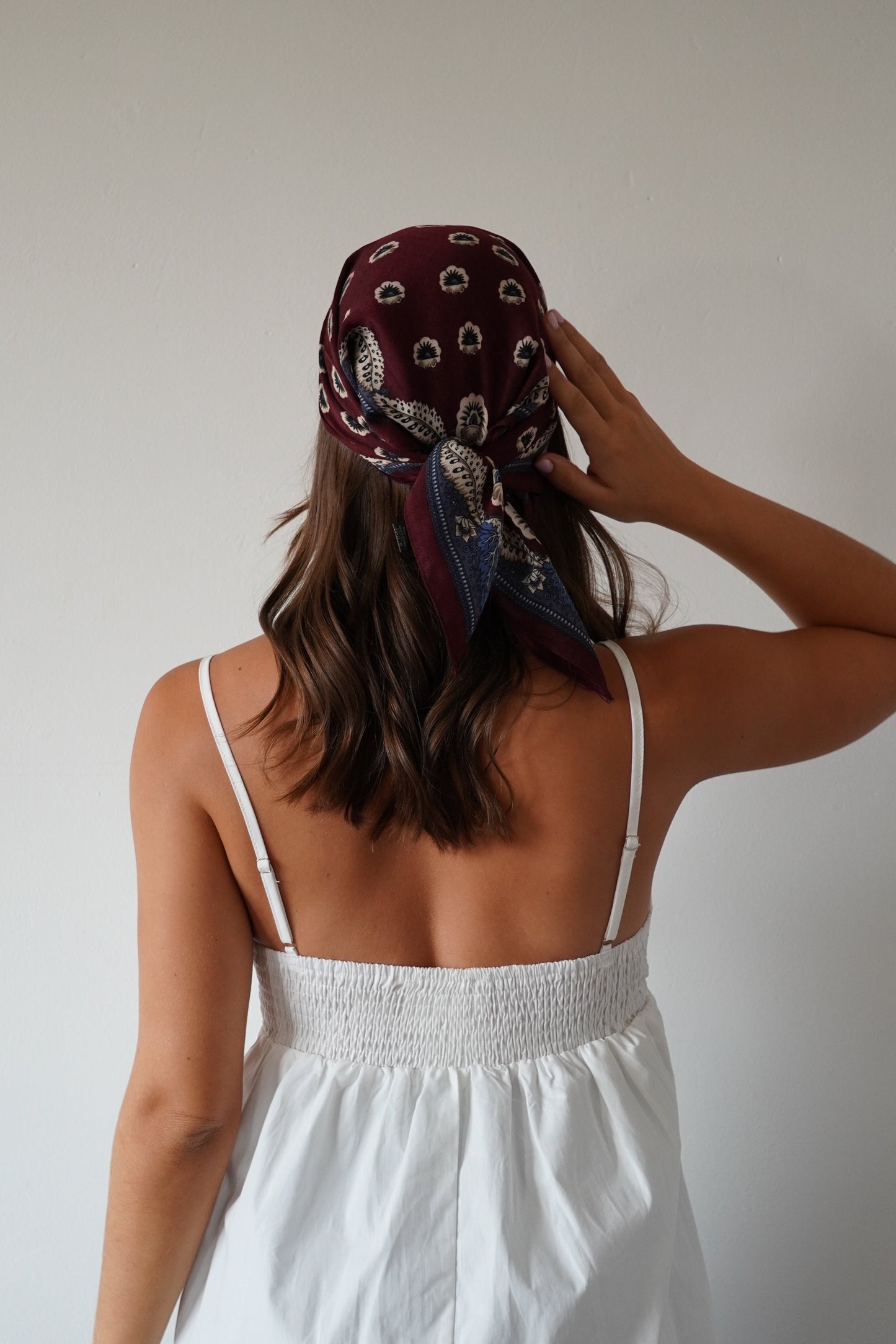 FOULARD BORDEAUX
