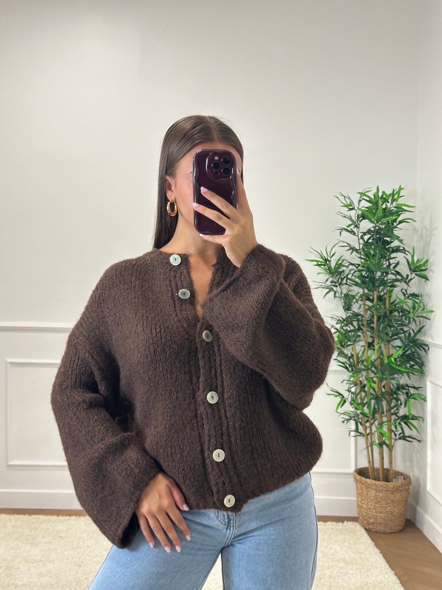 GILET LÉANDRA CHOCO