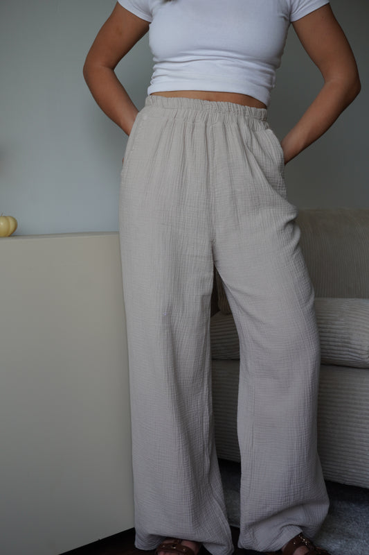 PANTALON IDOIA BEIGE