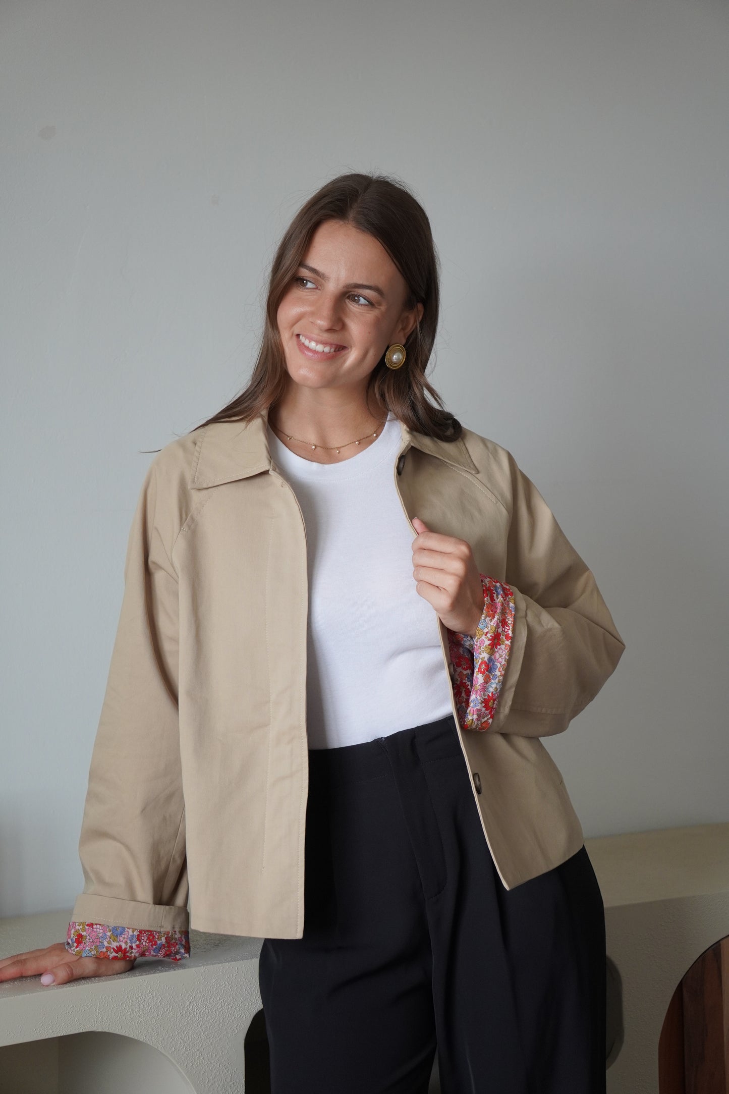 TRENCH PAULA BEIGE